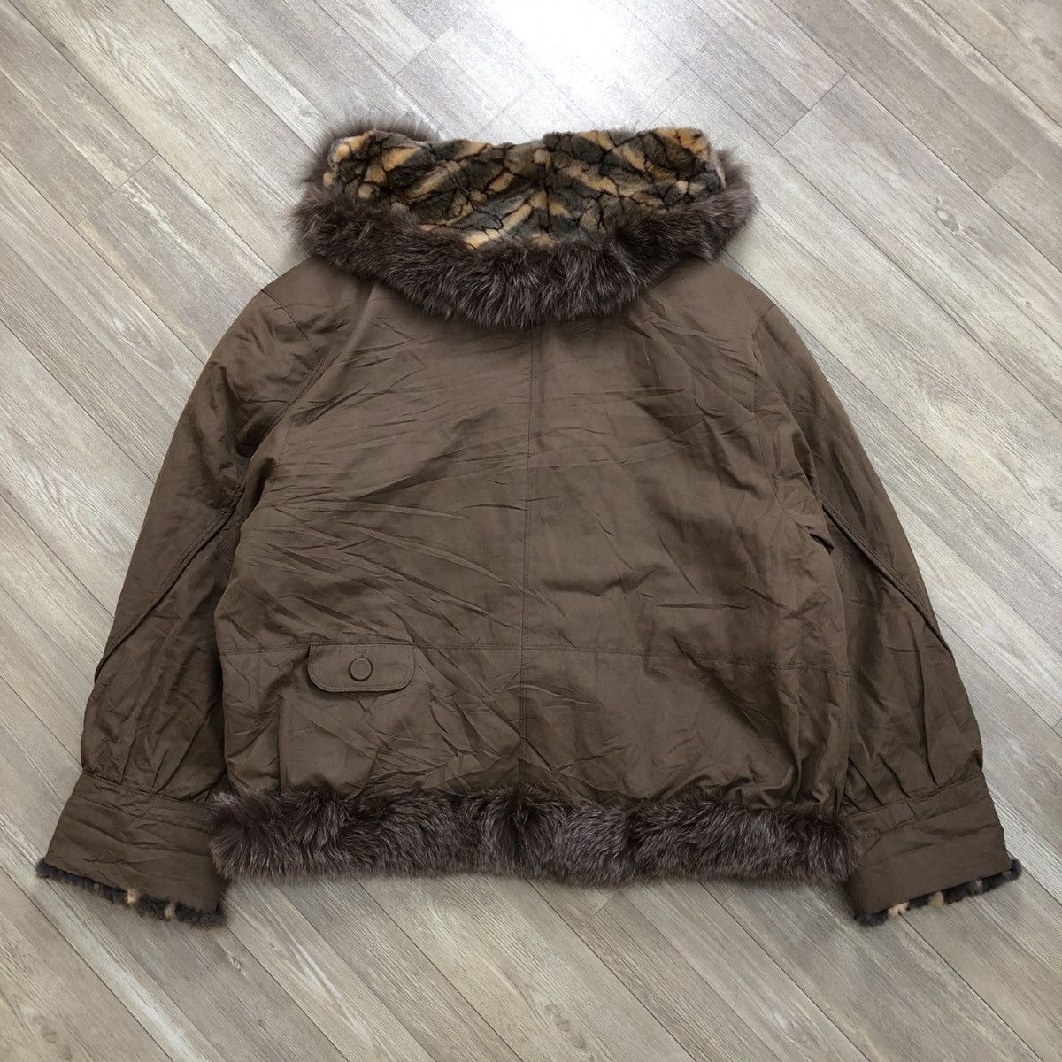 Pierre Balmain Vintage Pierre Balmain Paris Leopard Reversible Fur Jacket Size US XL / EU 56 / 4 - 24 Thumbnail