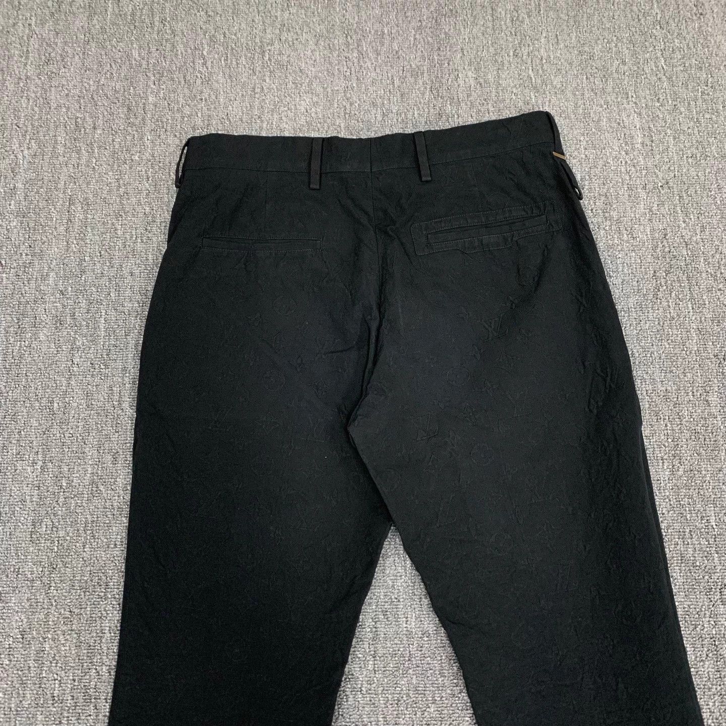 Louis Vuitton LV Black Monogram All Over Pants 38 95 New Size 27" / US 4 / IT 40 - 7 Thumbnail