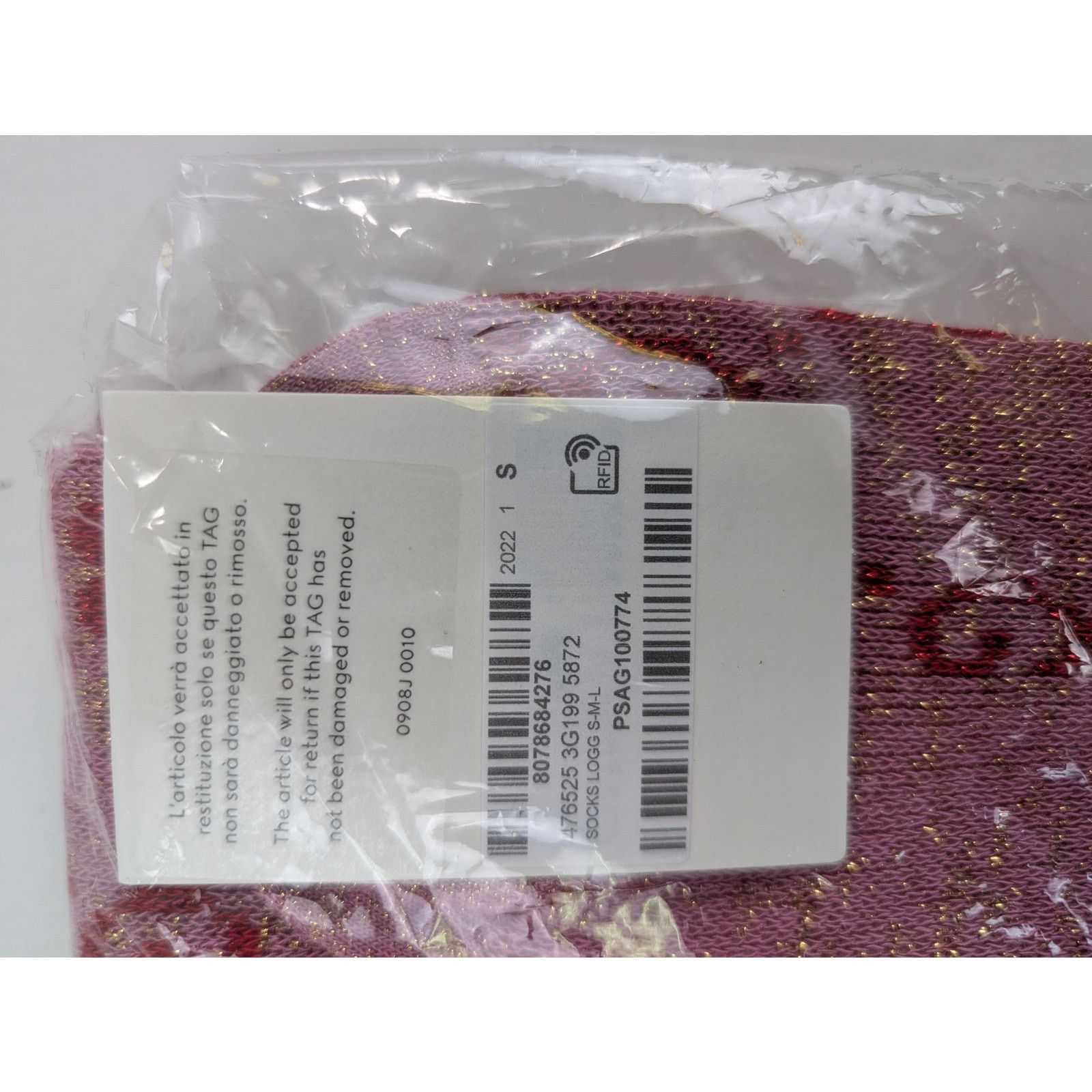 Gucci o1rshd1 Size: S / GG Logo Socks in Pink Size ONE SIZE - 14 Thumbnail