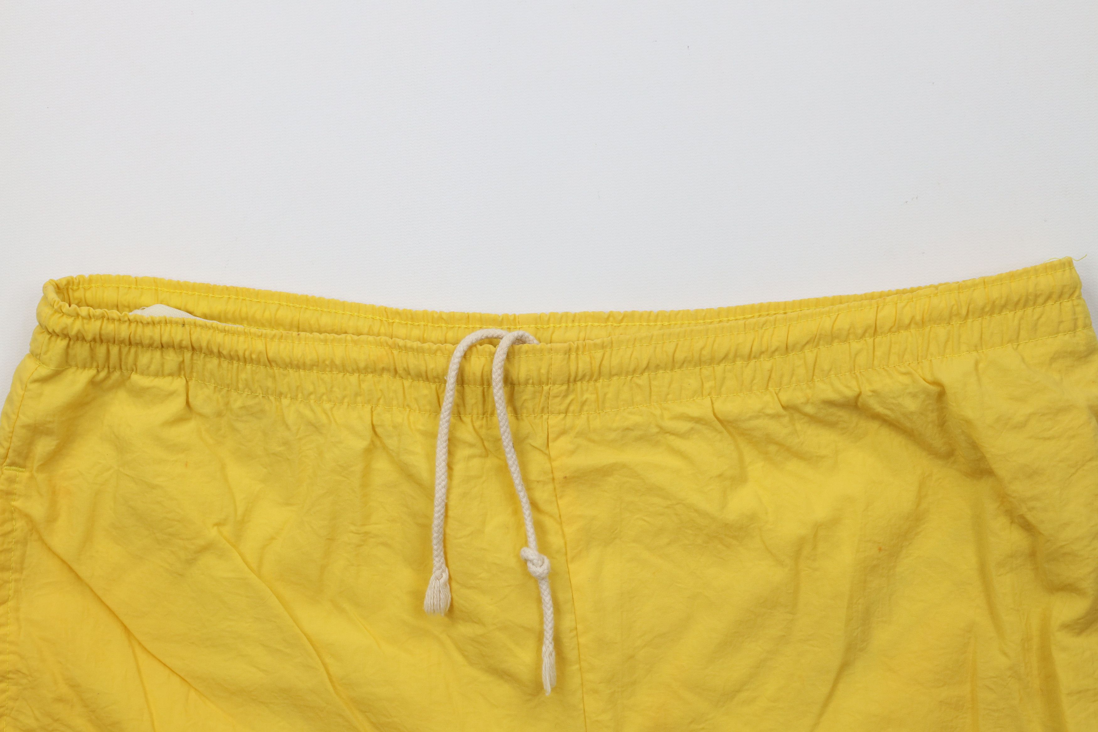 Vintage Vintage 80s 90s Streetwear Surf Swim Trunks Shorts Yellow Size US 32 / EU 48 - 2 Thumbnail