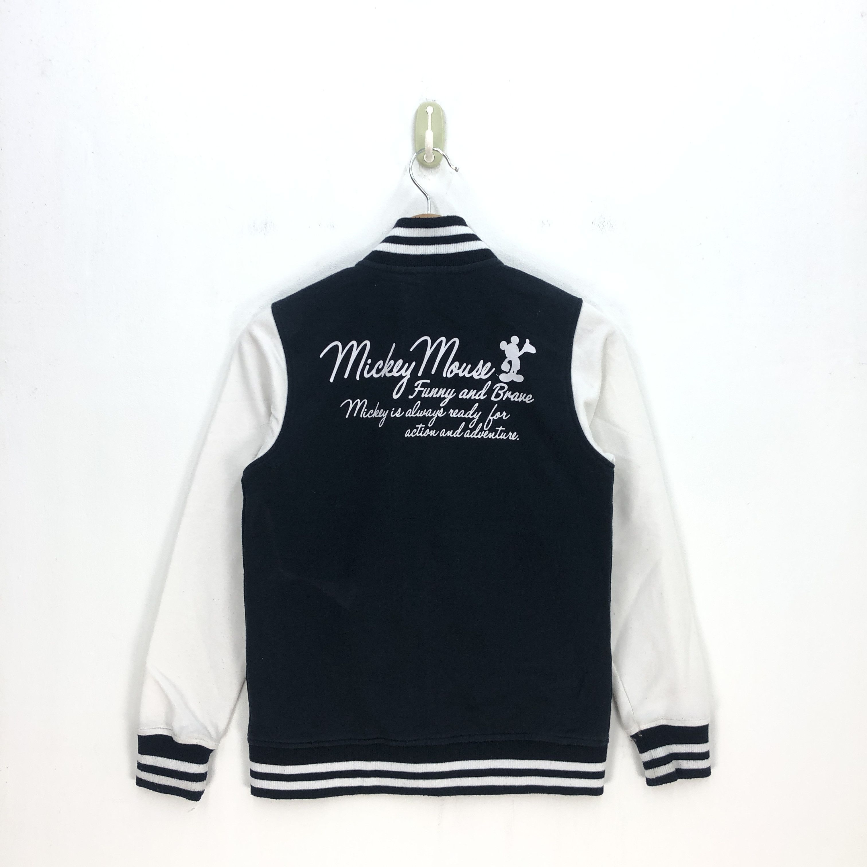 Disney Mickey Mouse Sweatshirt Disney Cartoon Varsity Sweater Size S / US 4 / IT 40 - 2 Thumbnail