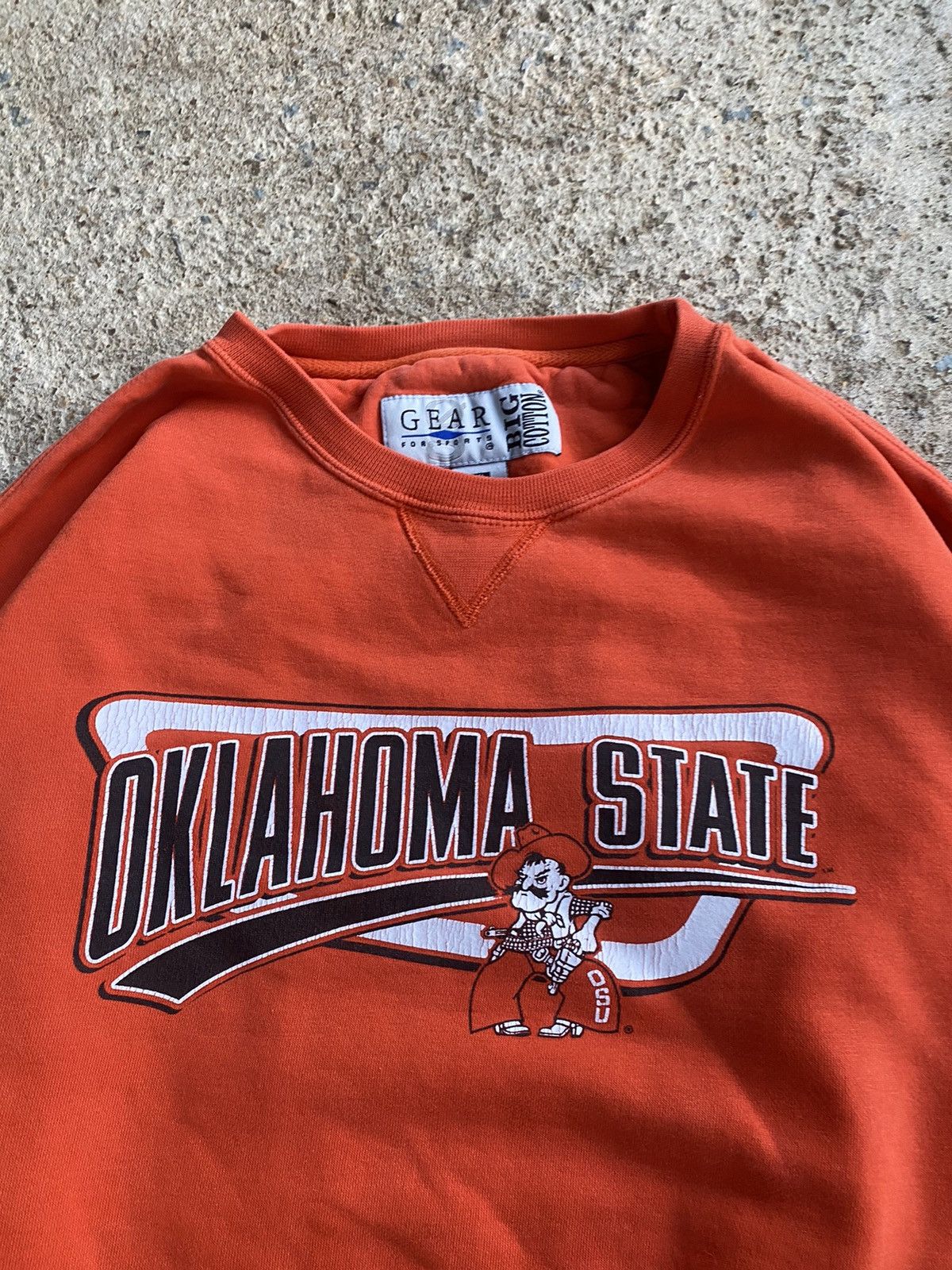 Vintage Vintag 90’s Oklahoma State Cowboys Sweatshirt Size US XL / EU 56 / 4 - 3 Thumbnail