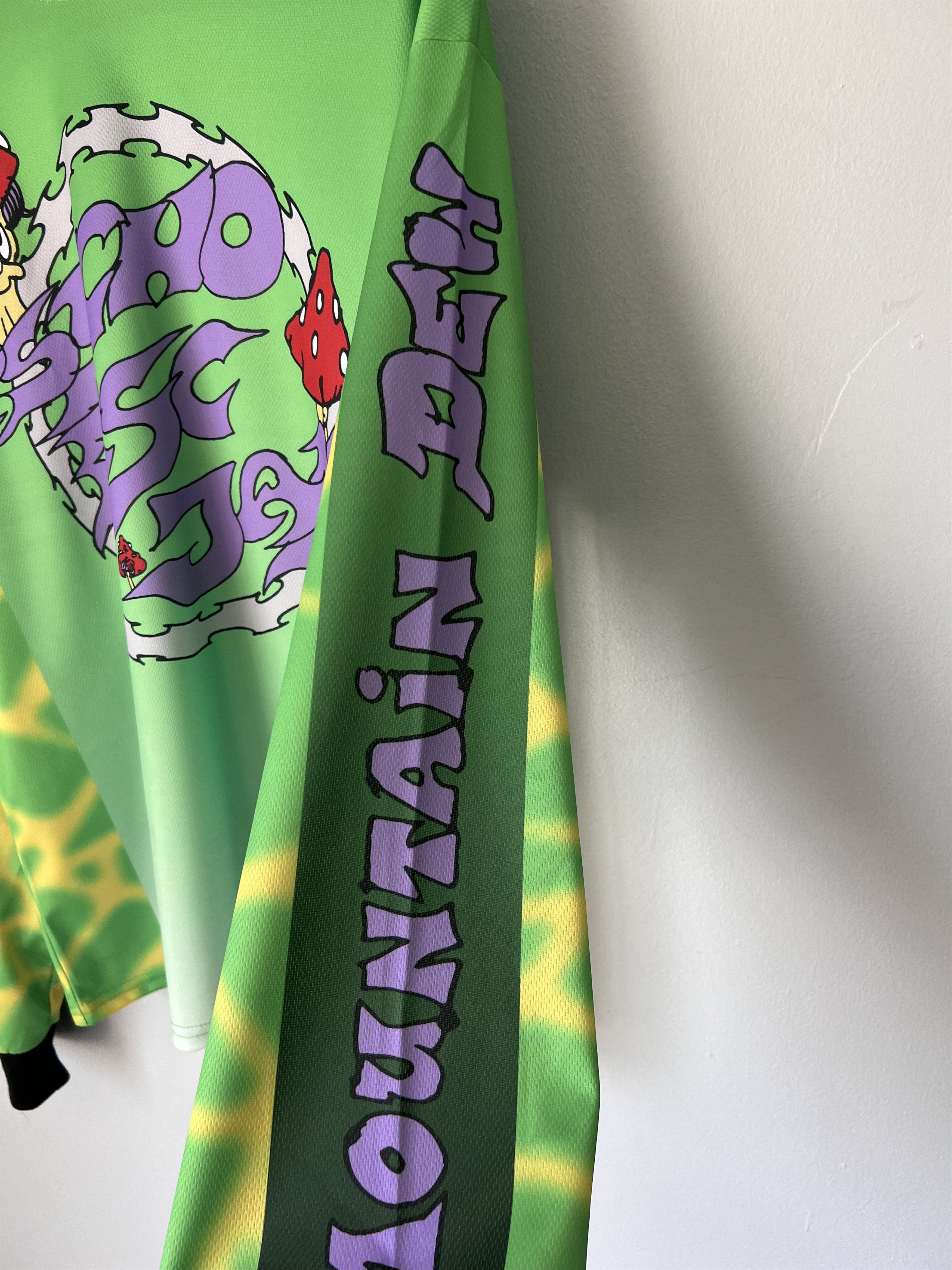 Brain Dead Brain Dead Mountain Dew Psycho Disc Jam Jersey in Green Size US L / EU 52-54 / 3 - 5 Thumbnail