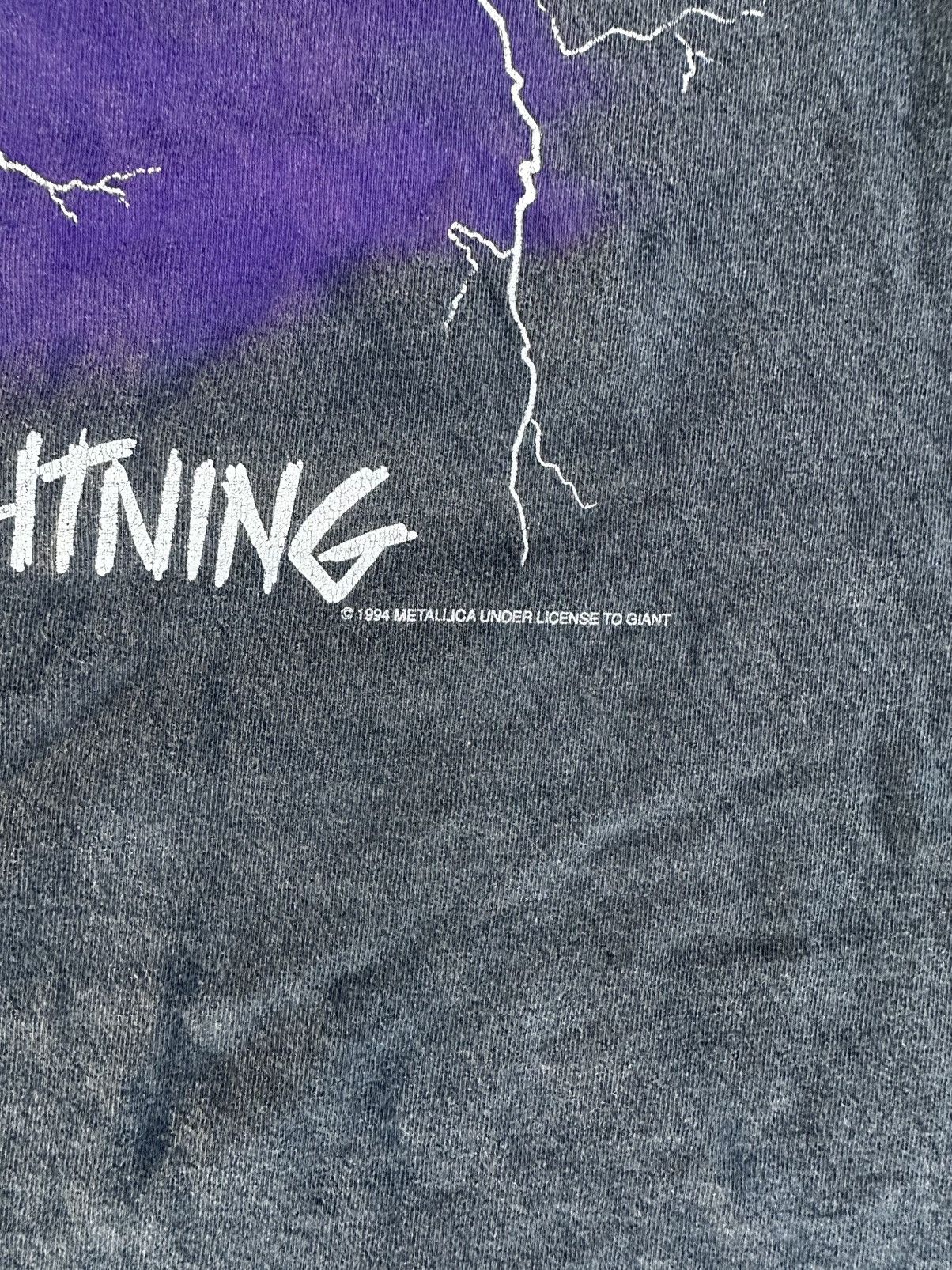Vintage 1994 Metallica “Ride the Lightning” Band Shirt Original Size US XL / EU 56 / 4 - 4 Thumbnail