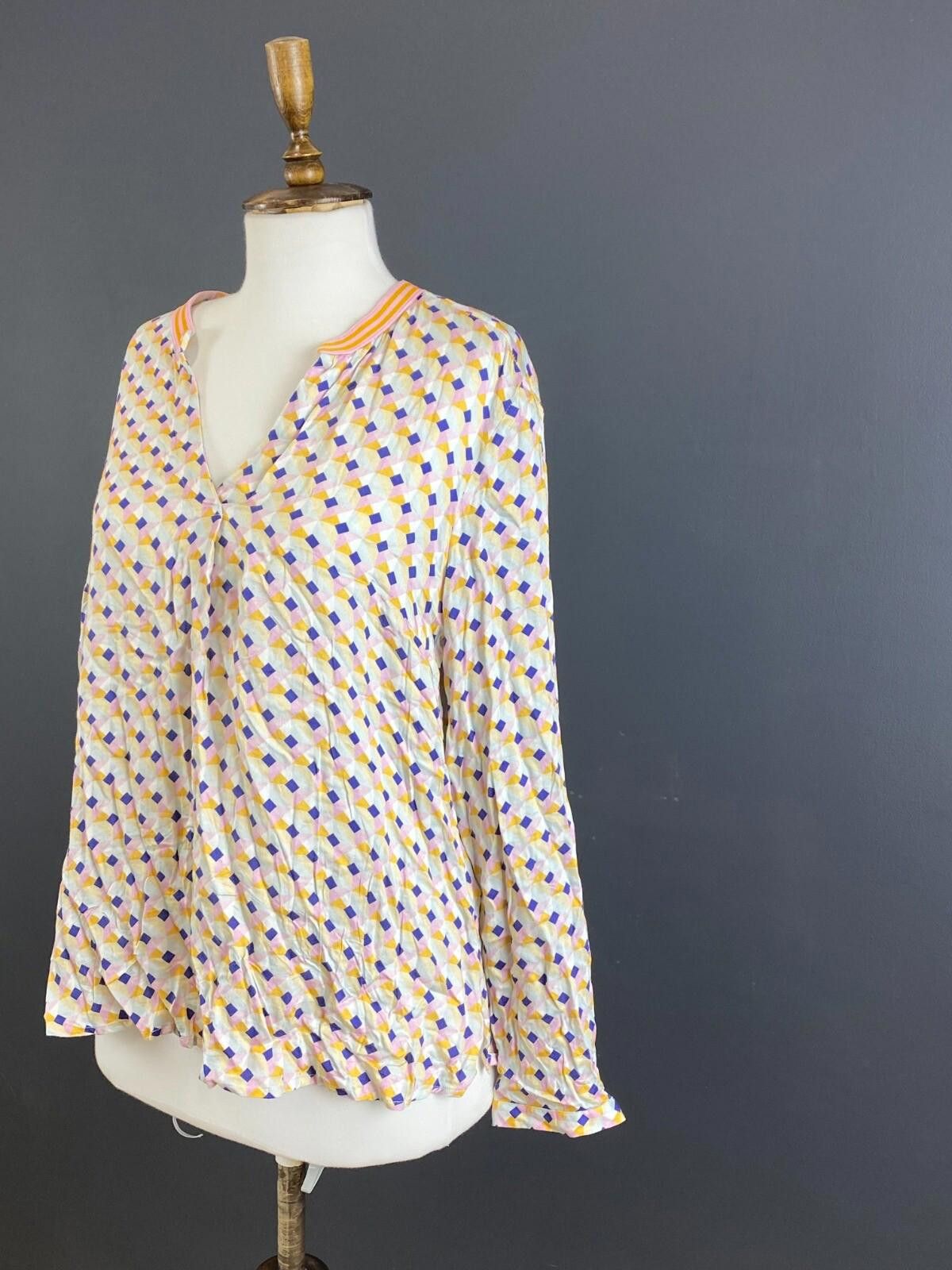 Designer Emily Van Den Bergh Multicolor Blouse Shirt Size 44 / L Size M / US 6-8 / IT 42-44 - 4 Thumbnail