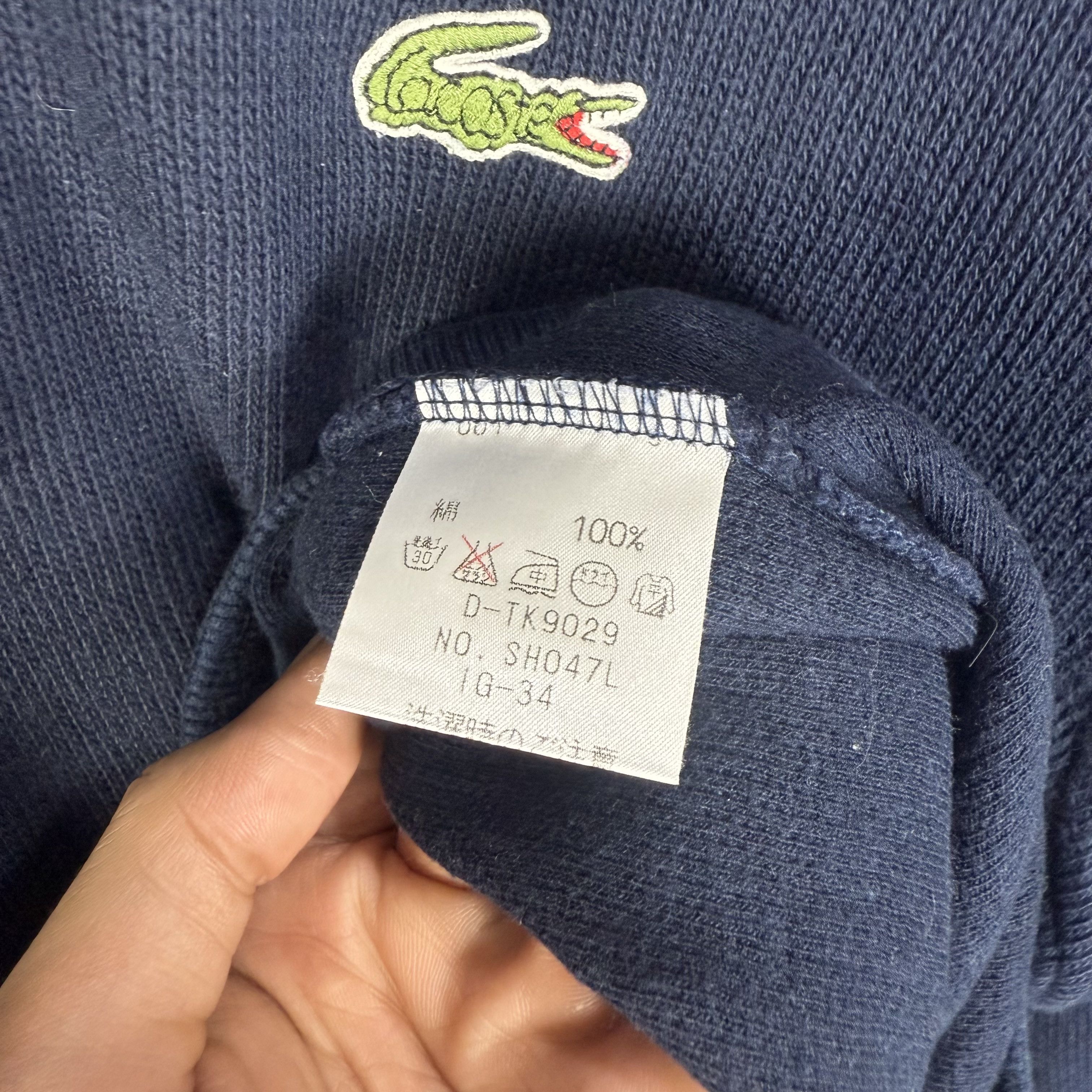 Lacoste Vintage Lacoste Collared Sweatshirt Jumper Size US M / EU 48-50 / 2 - 4 Thumbnail