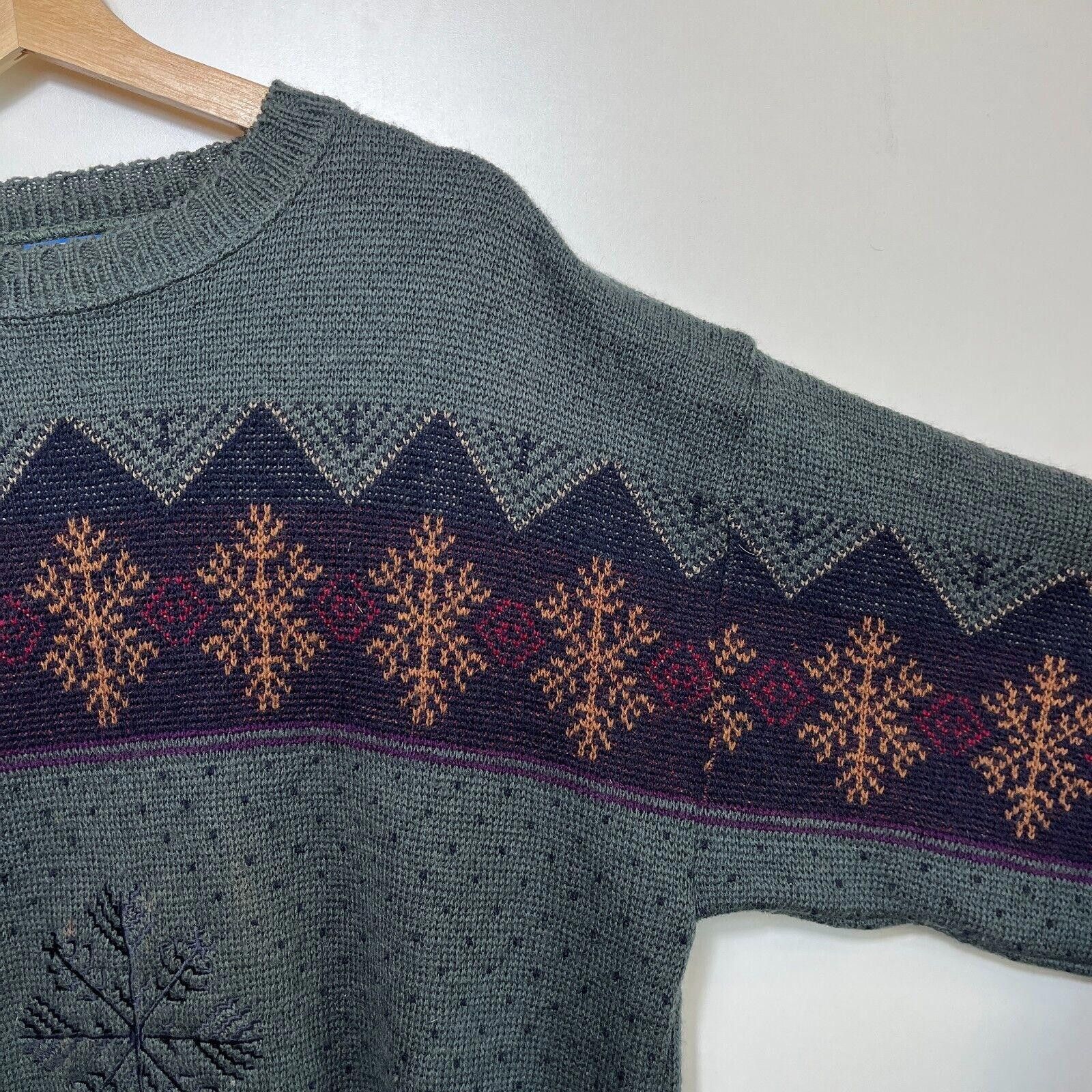 Pendleton × Vintage Vintage 90s Pendleton Wool Knitted Sweater L Geometric Size US L / EU 52-54 / 3 - 8 Thumbnail