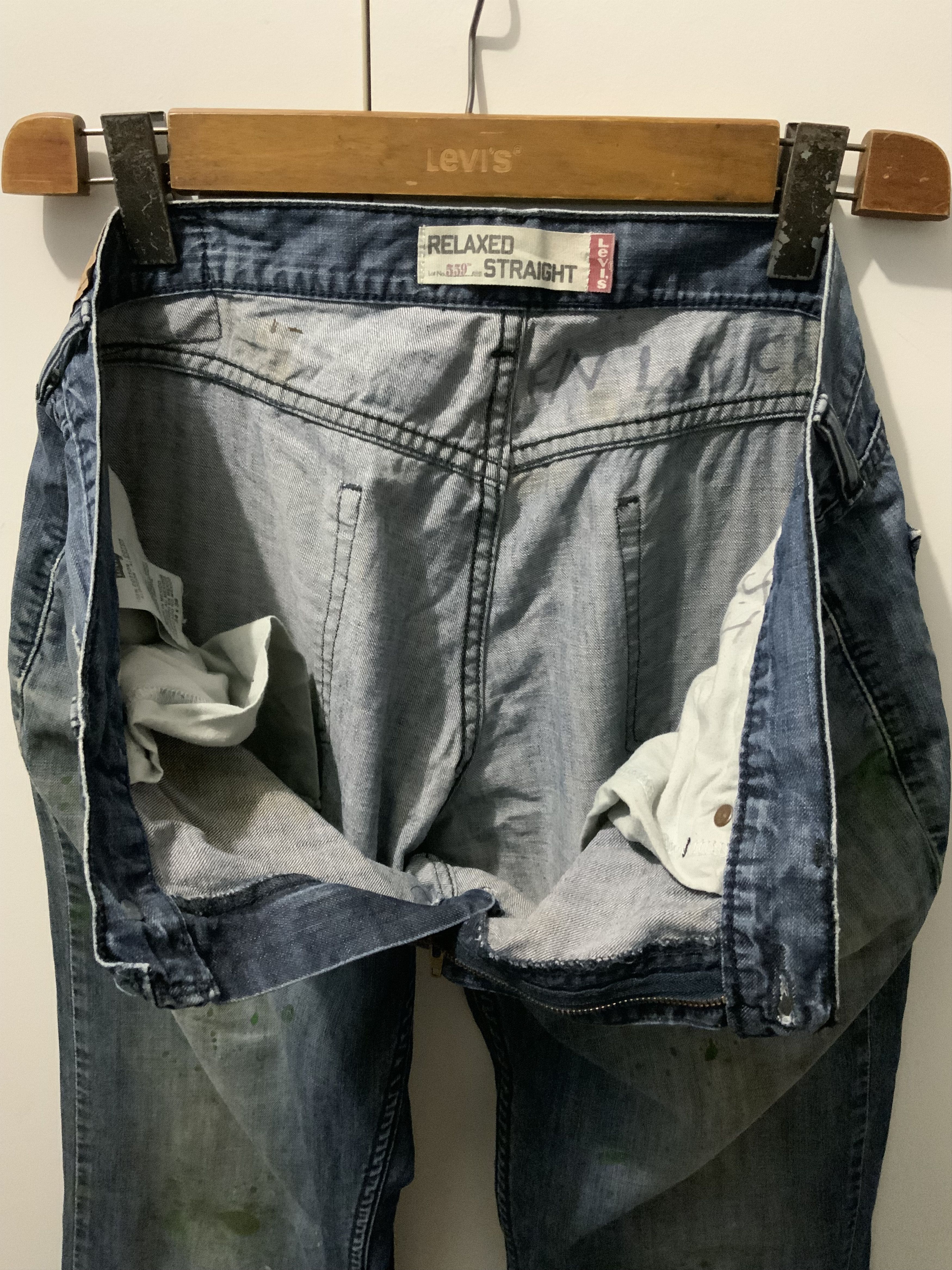 Levi's Levi’s Relaxed 559 Straight Painted Avant Garde Jeans Size US 34 / EU 50 - 16 Thumbnail