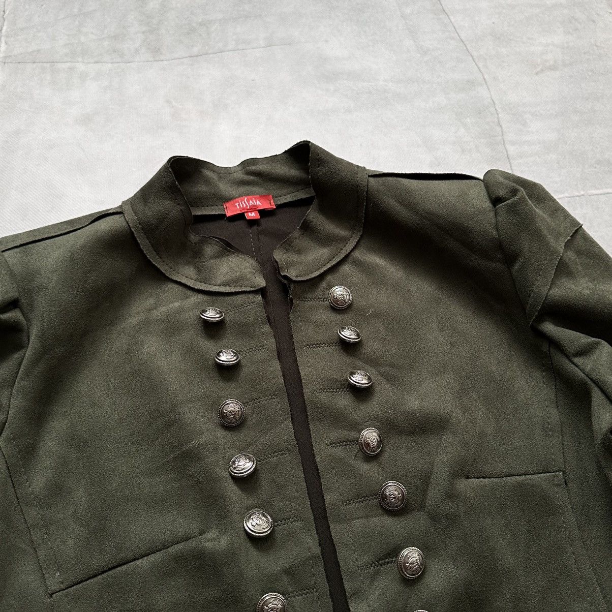 Hysteric Glamour × Undercover 00s Napoleon Military Jacket Mad Punk Coat PPFM Balmain Vibe Size M / US 6-8 / IT 42-44 - 3 Thumbnail