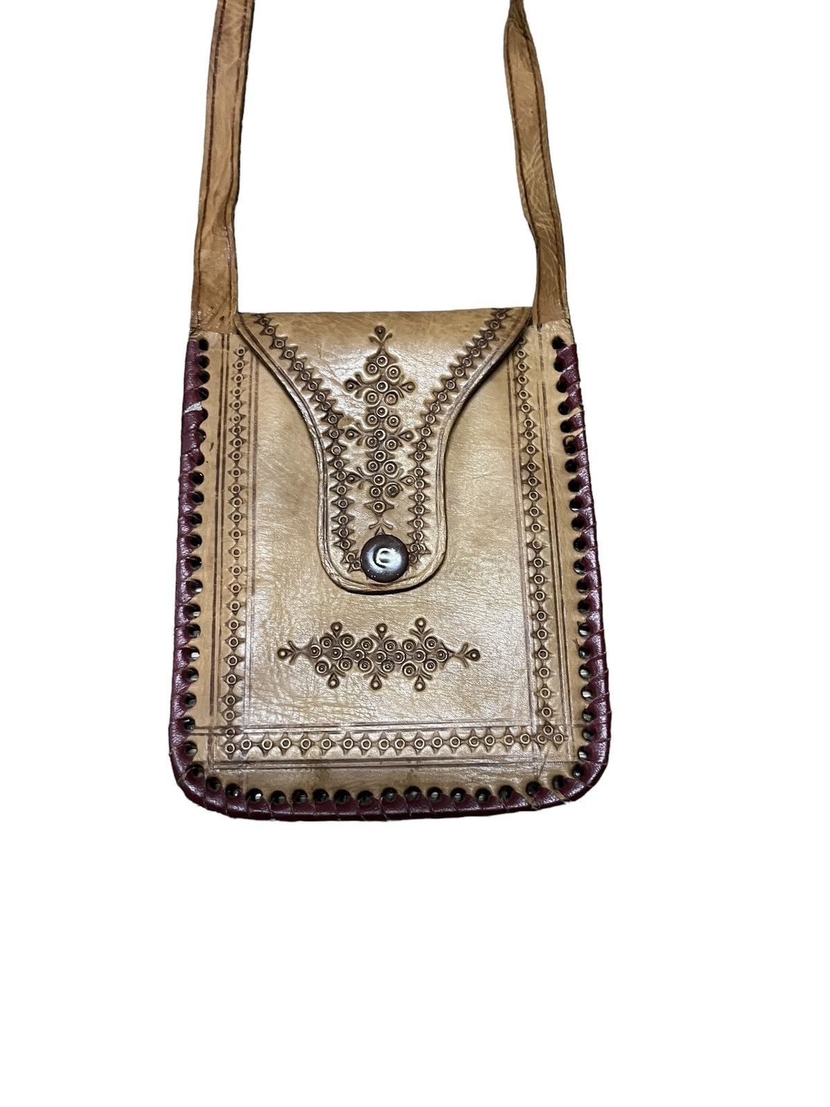 Leather VINTAGE LEATHER SLING BAG Size ONE SIZE - 2 Thumbnail