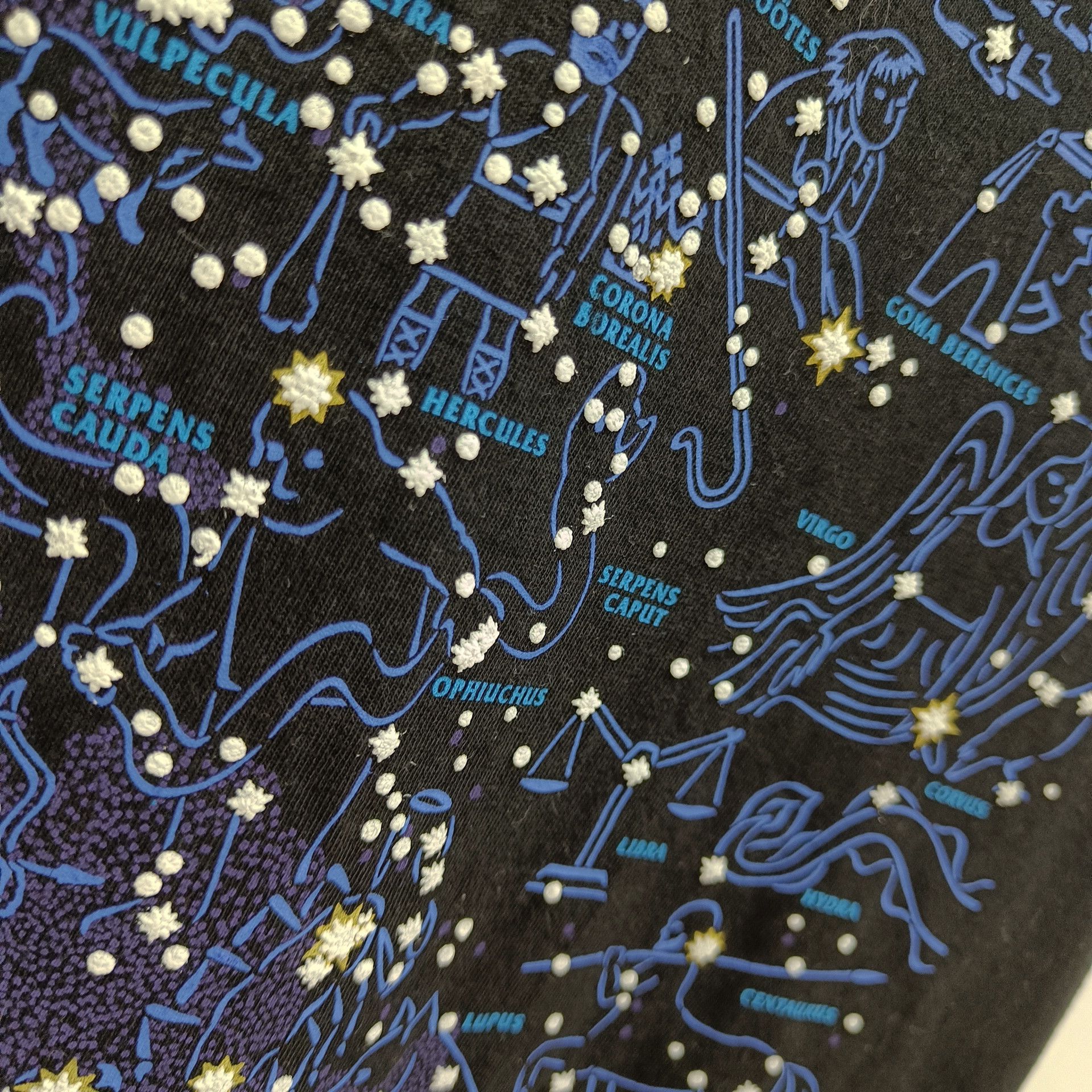 Arts & Science Discovery Channel Heavenly Bodies Stars T-Shirt Size US XL / EU 56 / 4 - 5 Thumbnail
