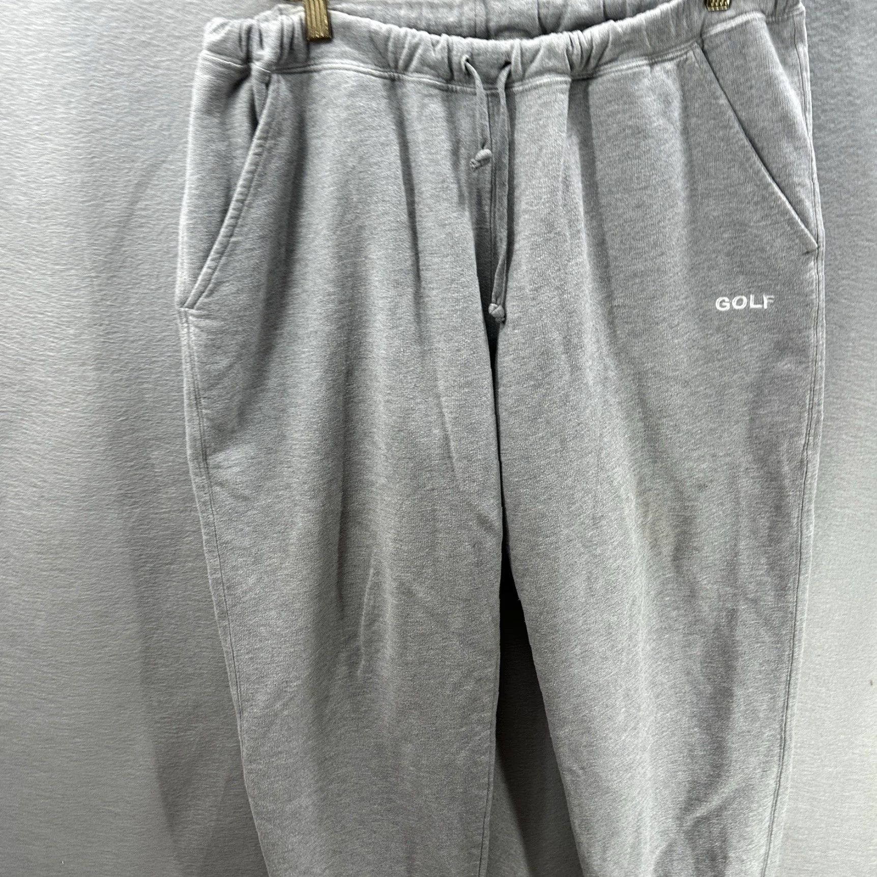 Golf Wang GOLF WANG Logo Sweatpants Mens XL Gray Fleece Joggers Tyler the Creator Street Size US 36 / EU 52 - 3 Thumbnail