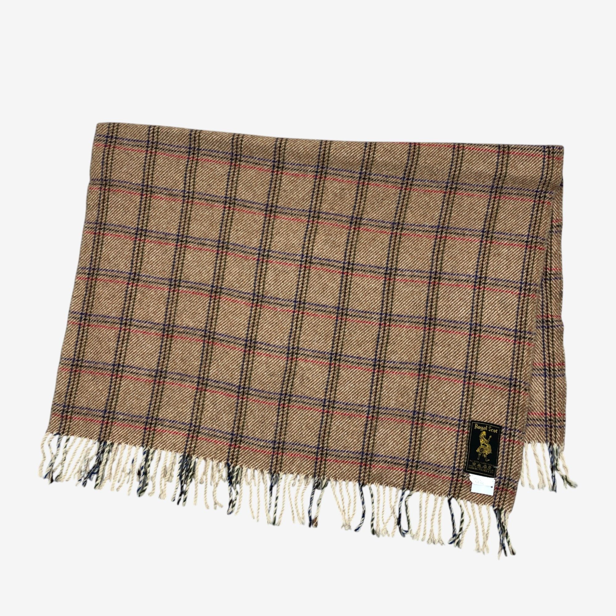 Japanese Brand Vintage Royal Scot Scarf Muffler Wool Stole Wraps Scarves Size ONE SIZE - 4 Thumbnail