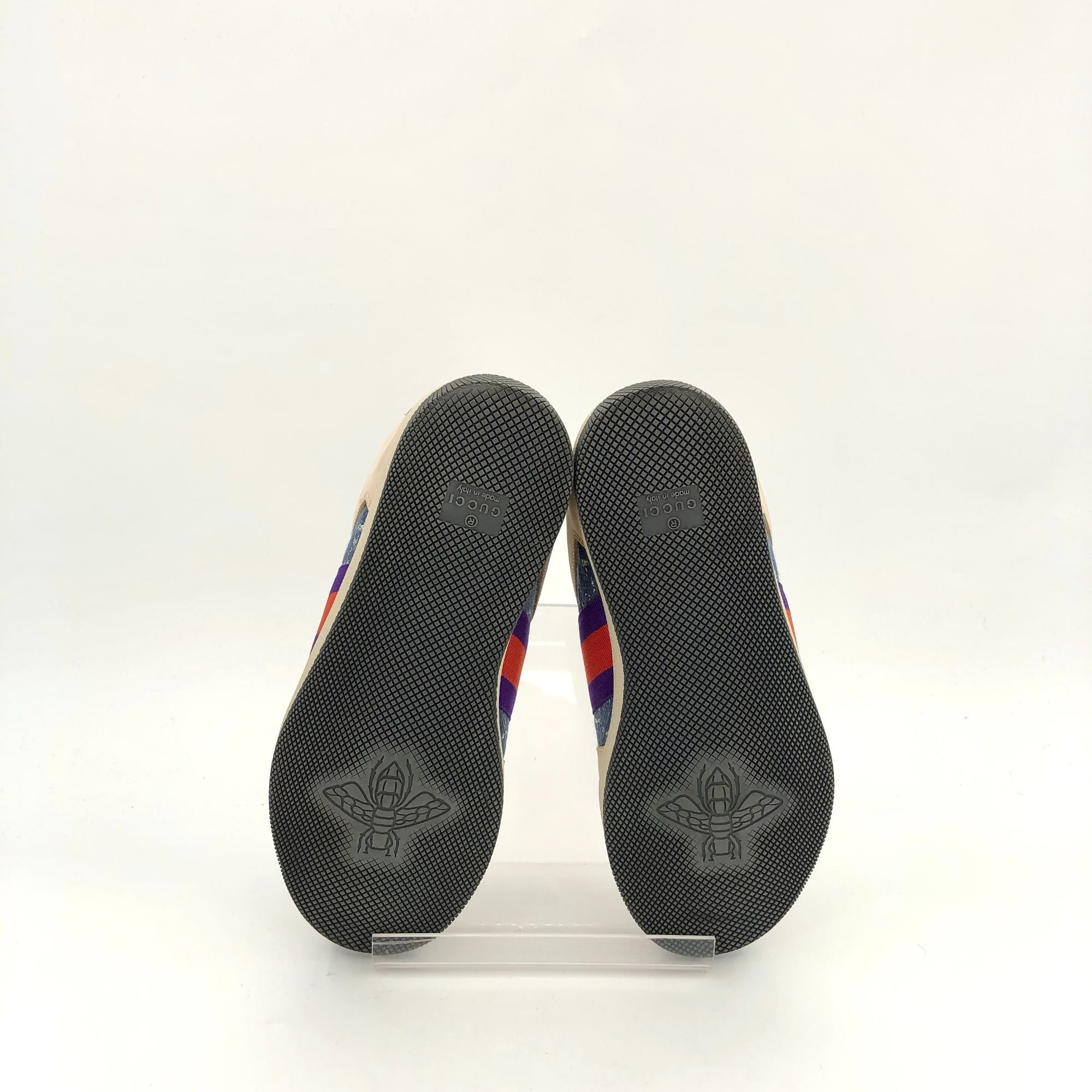 Gucci Gucci Screener Patchwork GG Logo Casual Sneakers 36 Purple R Size US 6 / IT 36 - 7 Thumbnail