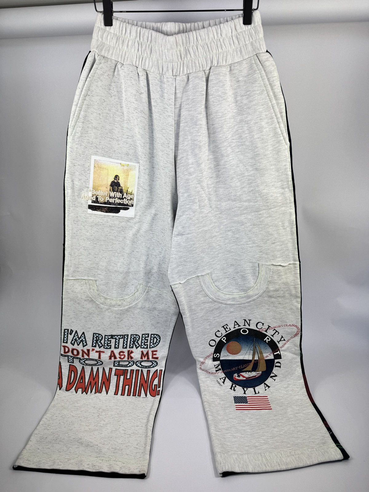 Better With Age HOLLYWOOD RECONSTRUCTED SWEATPANTS Size US 36 / EU 52 - 1 Thumbnail
