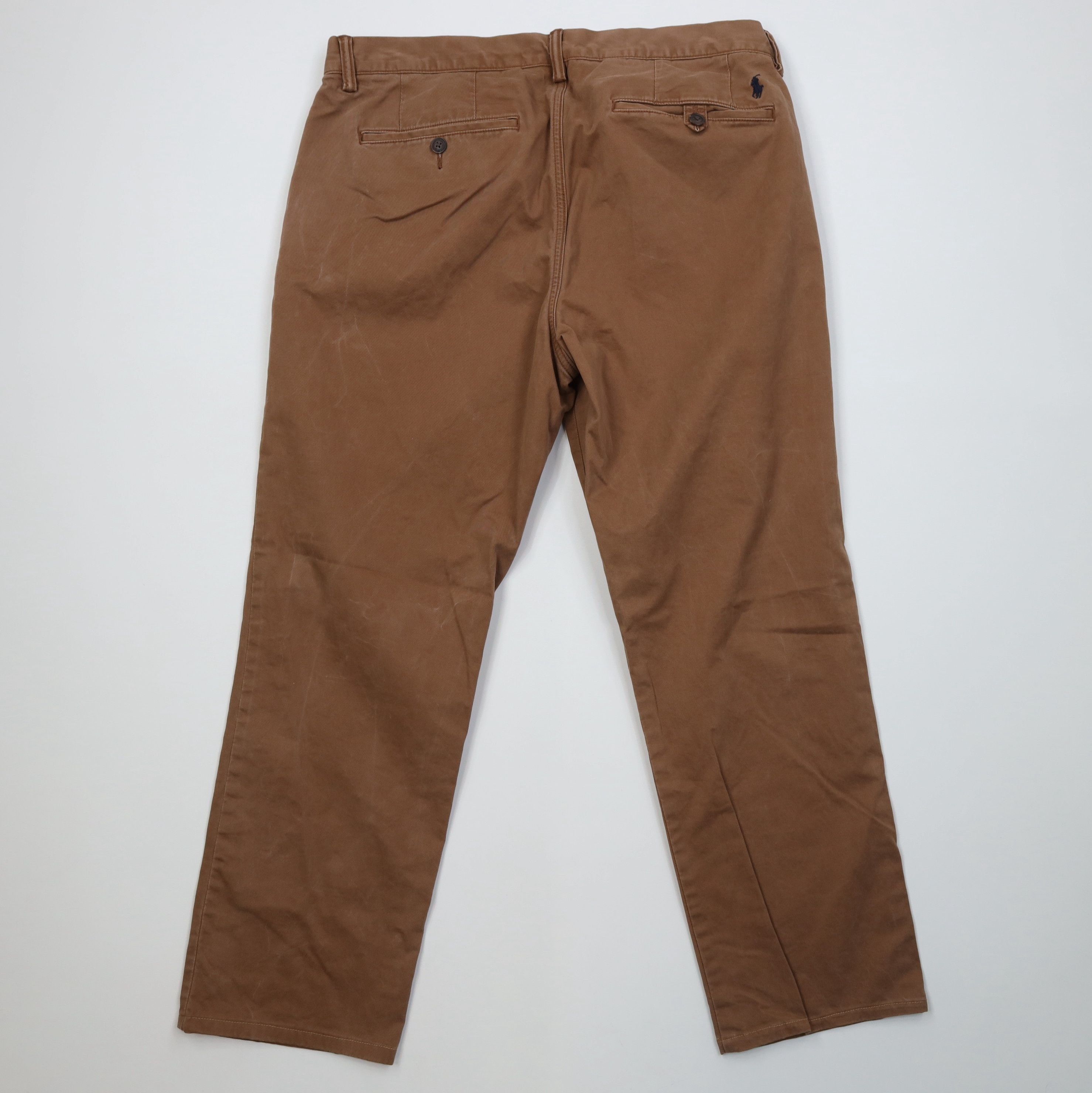Ralph Lauren Vintage Y2K Ralph Lauren Straight Fit Chino Pants Brown Size US 32 / EU 48 - 10 Thumbnail
