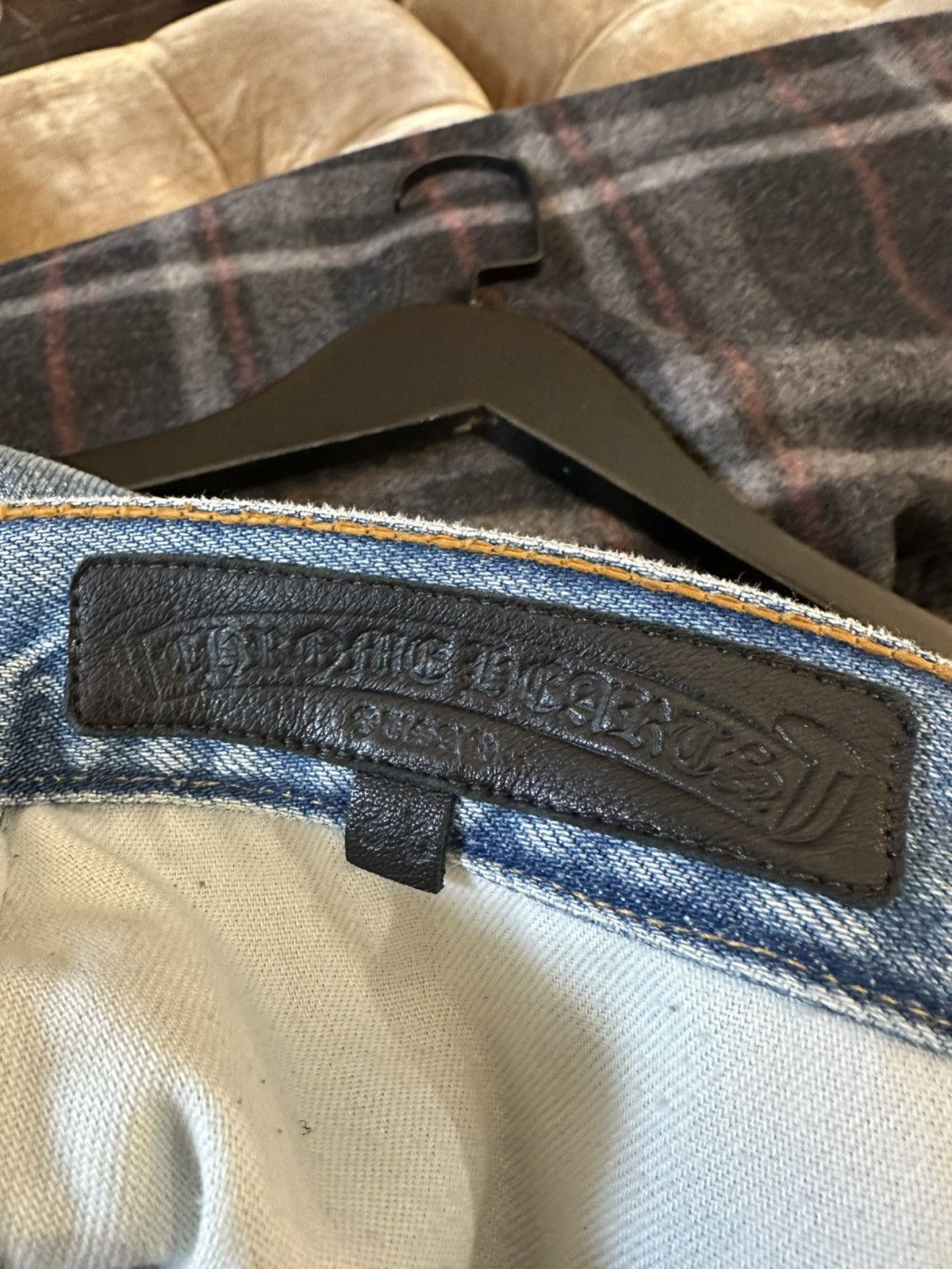Chrome Hearts CHROME HEARTS LEVIS CROSS PATCH DENIM SZ33 Size US 33 - 14 Thumbnail