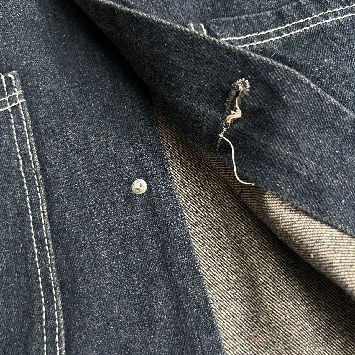 Japanese Brand 99:S Workwear Style Four Pocket Denim Chore Jacket Size US XL / EU 56 / 4 - 6 Thumbnail