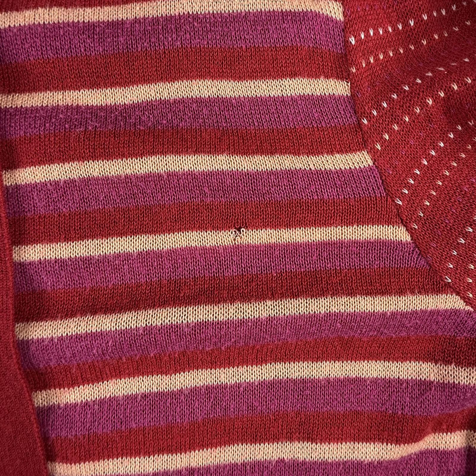 Free People Free People Cardigan Women's L Red Wool Open Neck Bow Size L / US 10 / IT 46 - 6 Thumbnail