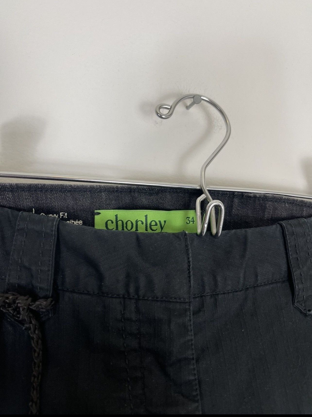 Chorley × Handmade × Vintage Upcycled deconstructed hybrid 2 tone baggy denim heel bite Size US 34 / EU 50 - 4 Thumbnail