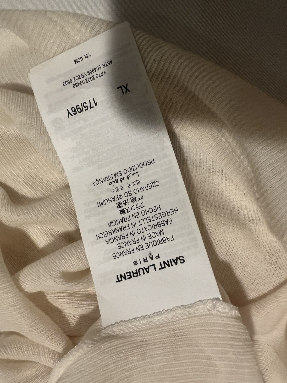 Saint Laurent Paris Saint Laurent men’s tank. XL. $490 Size US XL / EU 56 / 4 - 5 Thumbnail