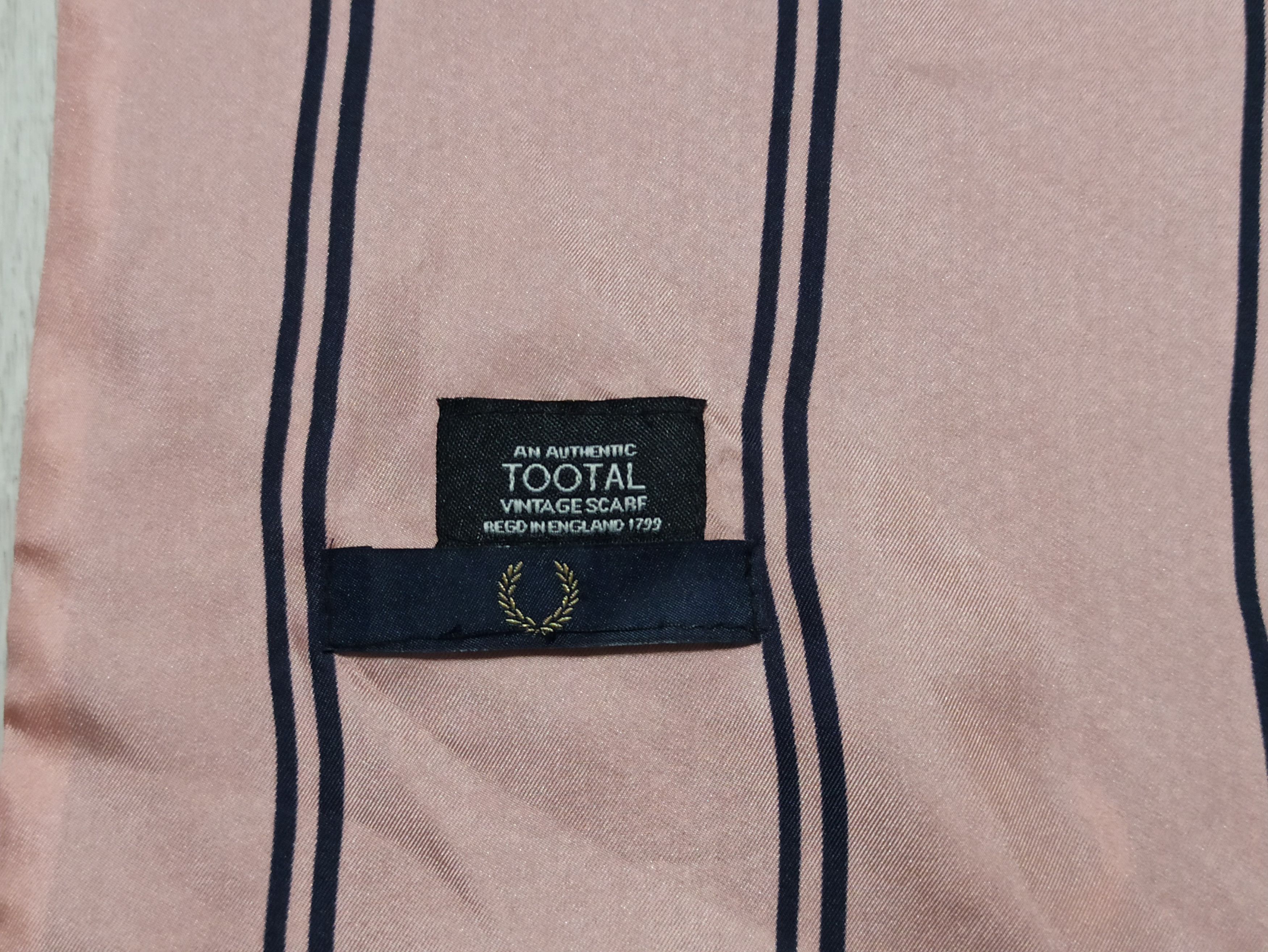 Designer × Fred Perry FRED PERRY TOOTAL SILK SCARF Size ONE SIZE - 4 Thumbnail