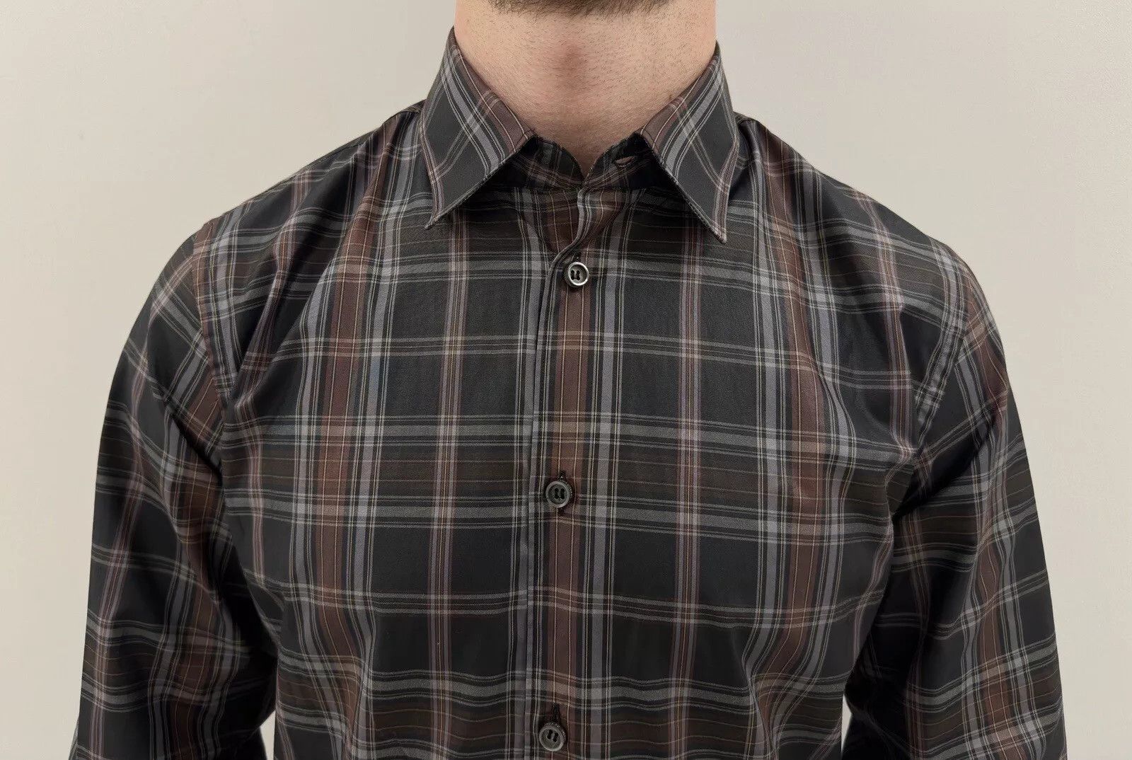 Dsquared2 Dsquared Men’s Shirt Plaid Polyester Cotton Size 48 Size US M / EU 48-50 / 2 - 5 Thumbnail