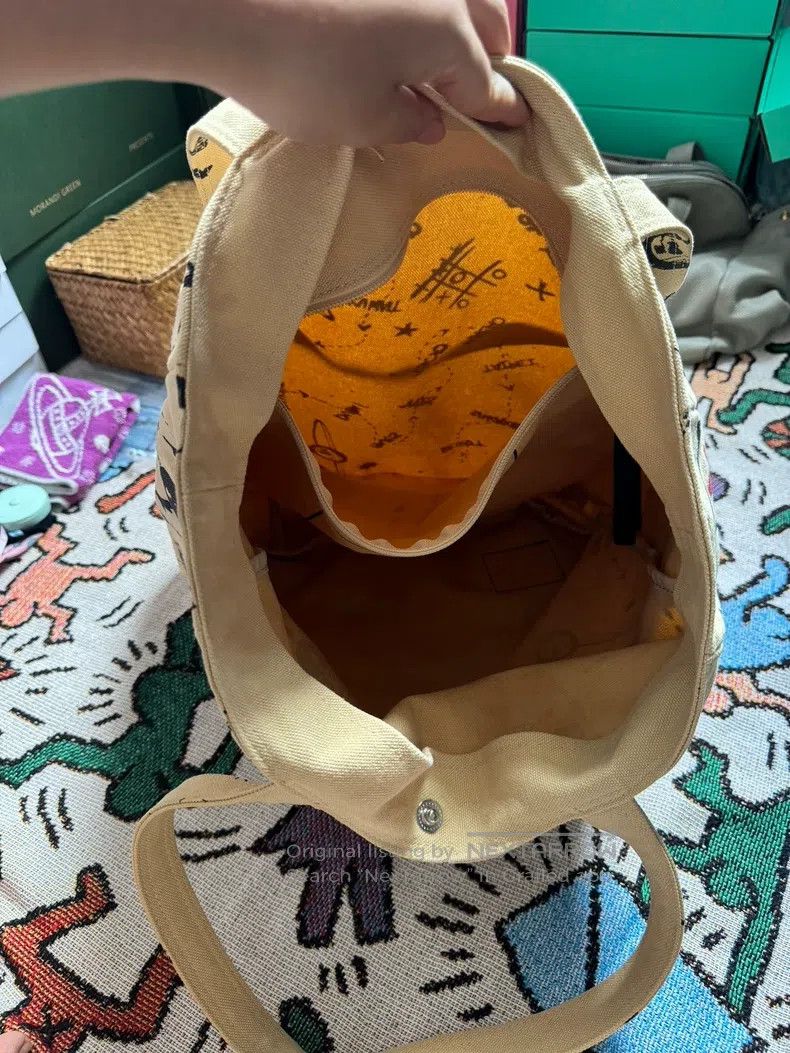Vivienne Westwood Vivienne Westwood size os Graffiti Style Canvas Tote Bag Size ONE SIZE - 8 Thumbnail