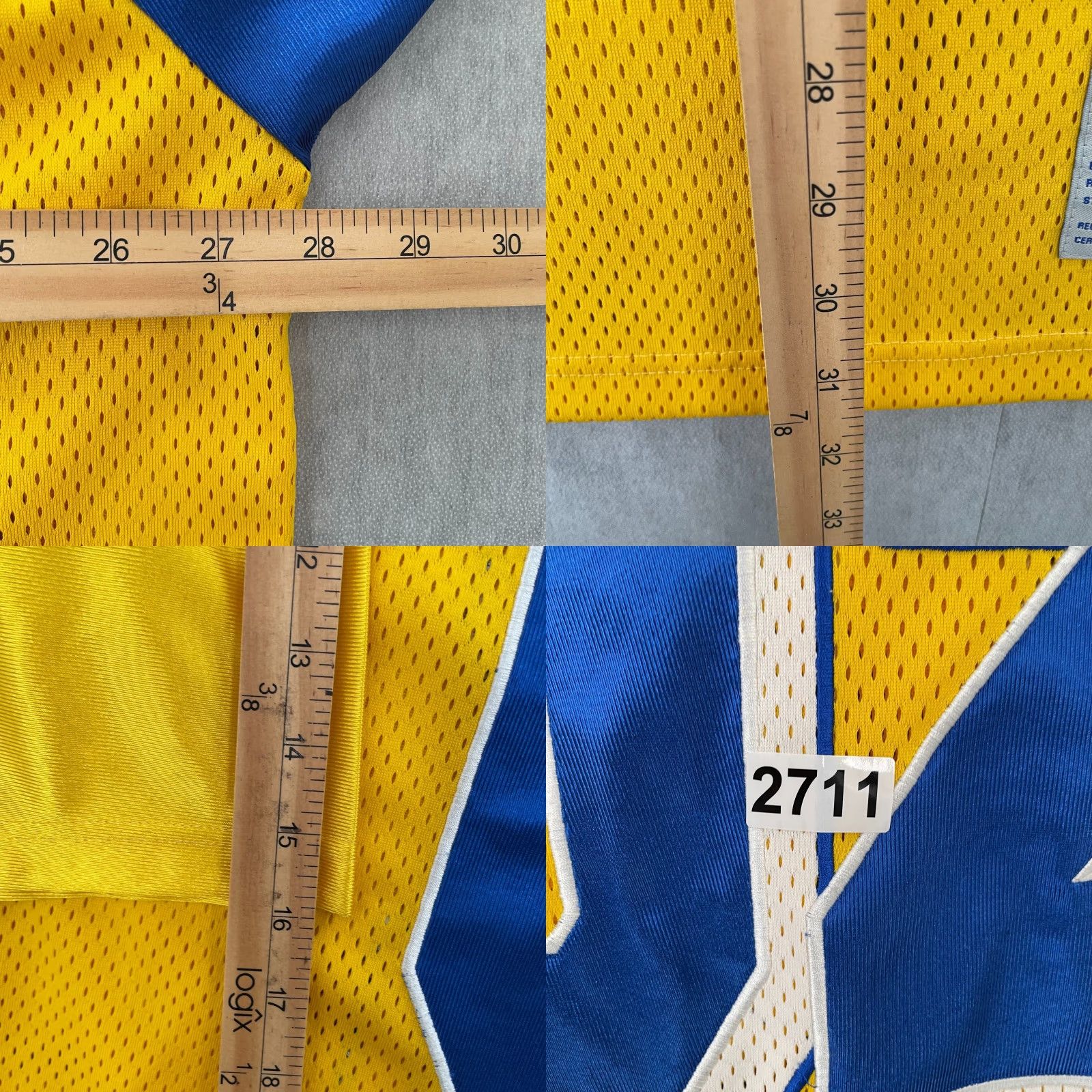 Vintage VINTAGE Paco Athletics Shirt Adult 2XL Yellow Football Jersey 90s Streetwear Mens Shirt Size US XXL / EU 58 / 5 - 8 Thumbnail