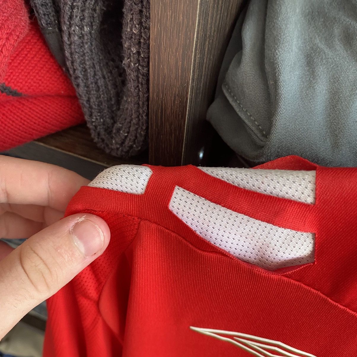 Umbro Vintage Umbro England National 2006 Red soccer jersey Size US XXL / EU 58 / 5 - 5 Thumbnail