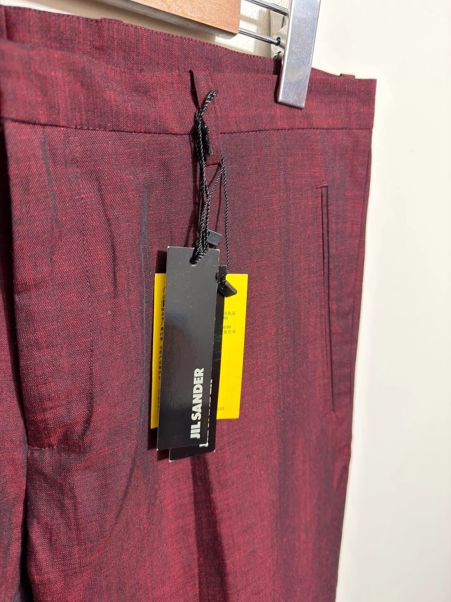Jil Sander Jil Sander Slim Cropped LinenMohairWool Pants 46/50/52 Size US 34 / EU 50 - 3 Thumbnail