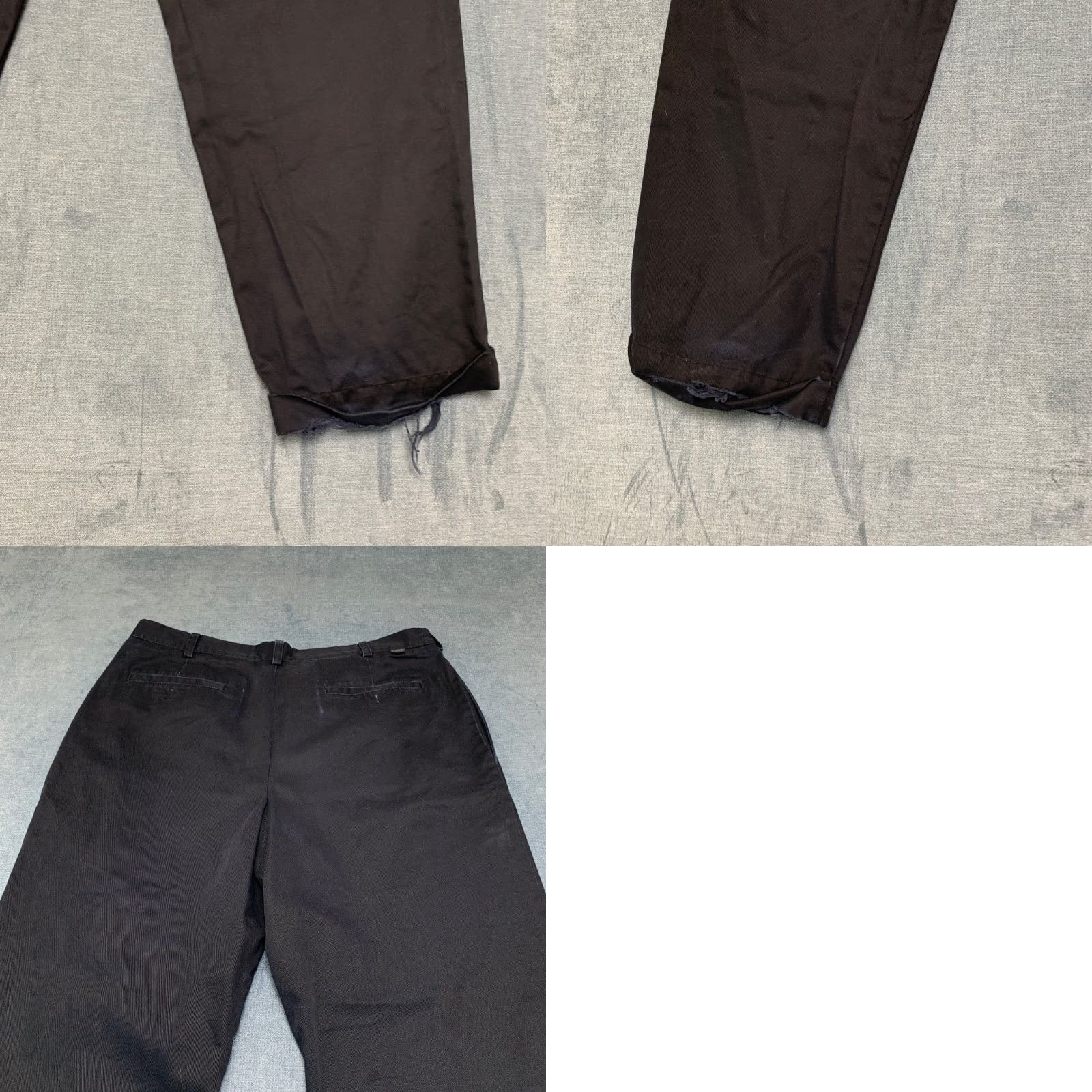 Izod Izod Heritage Chino Pants Men 38x32 Black Cotton Pleated Straight Leg Cuffed Hem Size US 38 / EU 54 - 9 Thumbnail