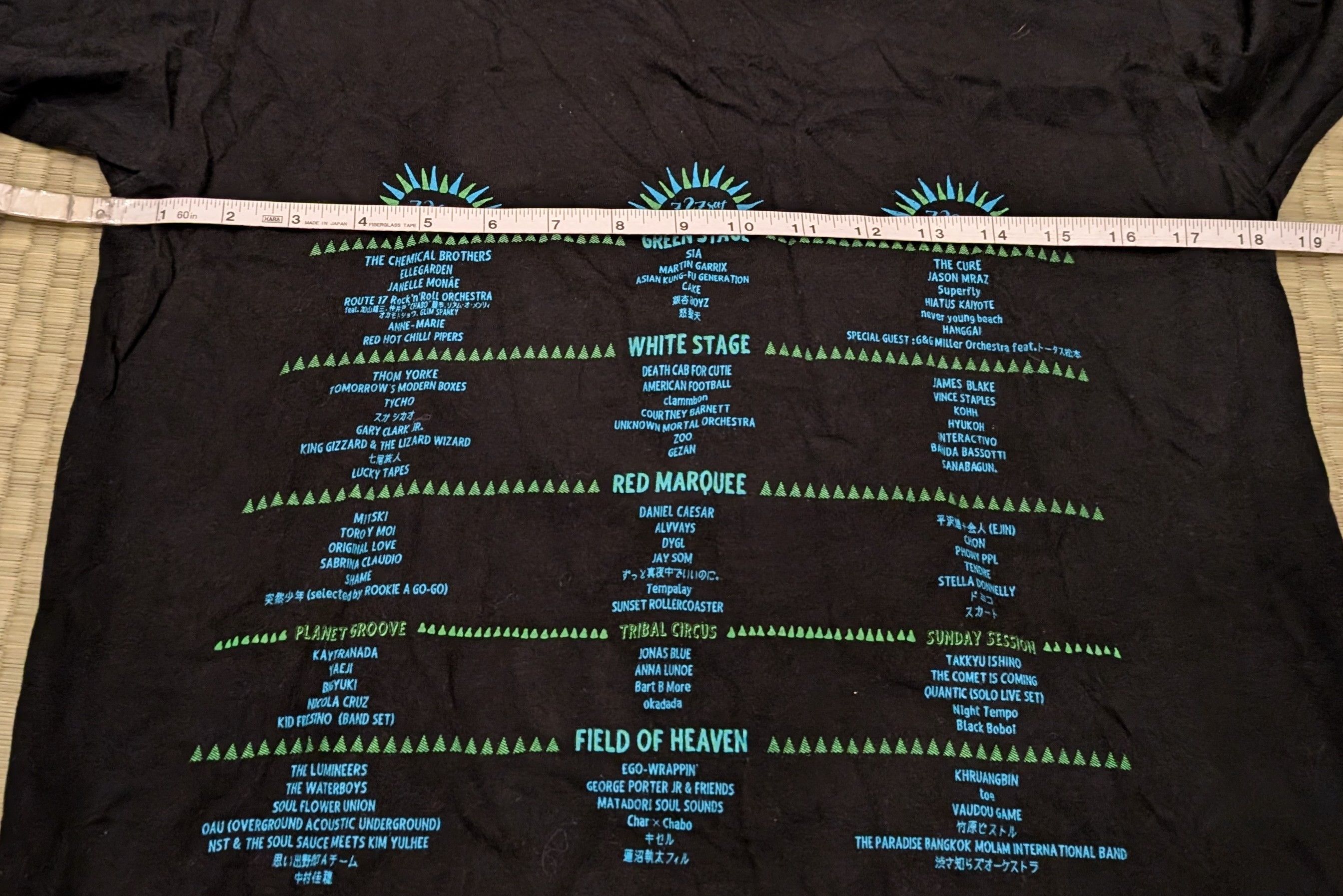 Other RARE Fuji Rock Festival 2019 Mega Beats Paradise T-shirt Size US L / EU 52-54 / 3 - 4 Thumbnail