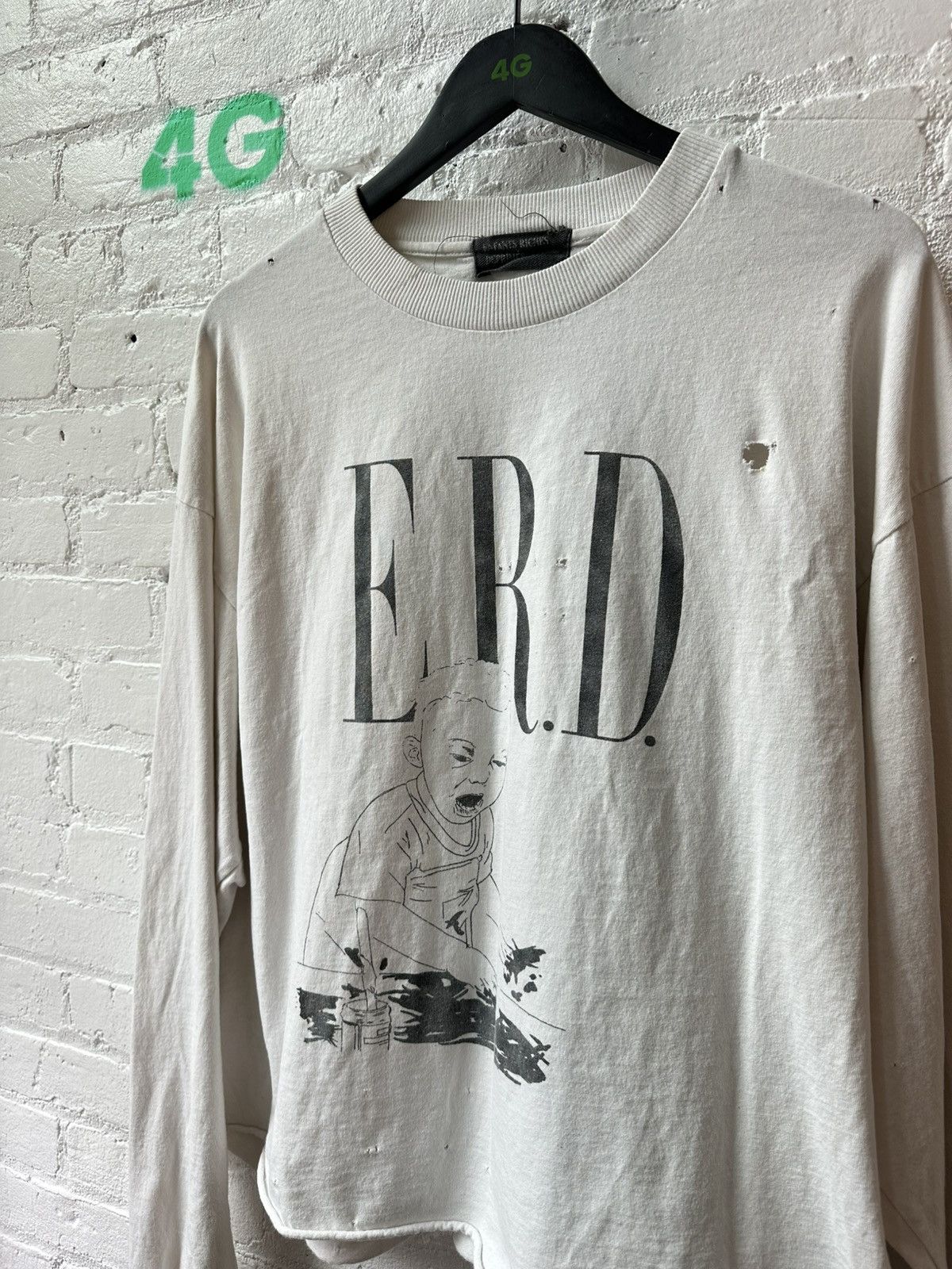 Enfants Riches Deprimes EARLY ERD BABY EATING PAINT T SZ XL Size US XL / EU 56 / 4 - 2 Thumbnail