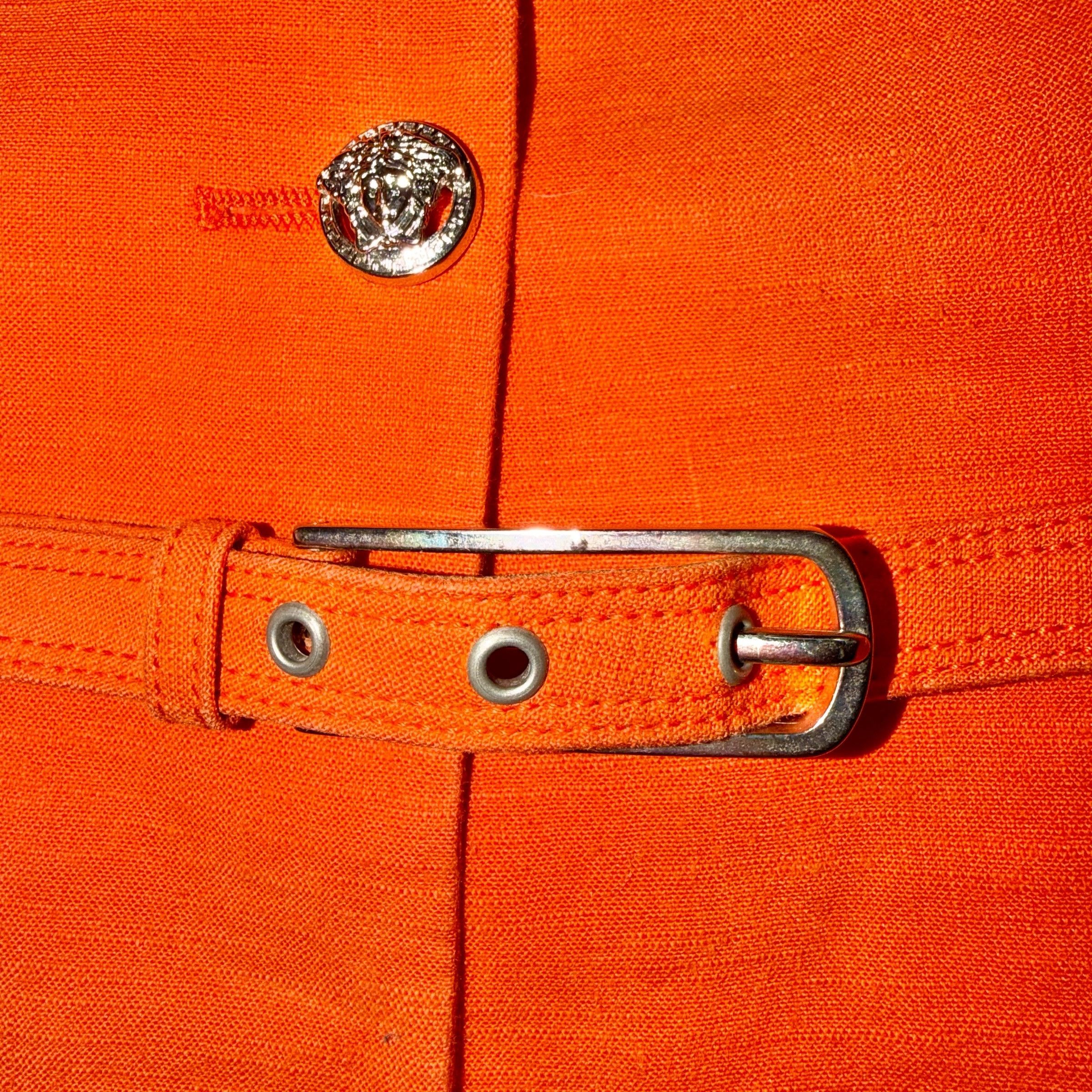 Versace GIANNI VERSACE VINTAGE BONDAGE JACKET Size S / US 4 / IT 40 - 12 Thumbnail