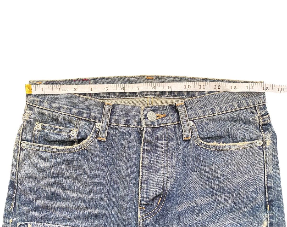 Hysteric Glamour Hysteric Glamour Patchwork Distressed Denim Size US 30 / EU 46 - 12 Thumbnail