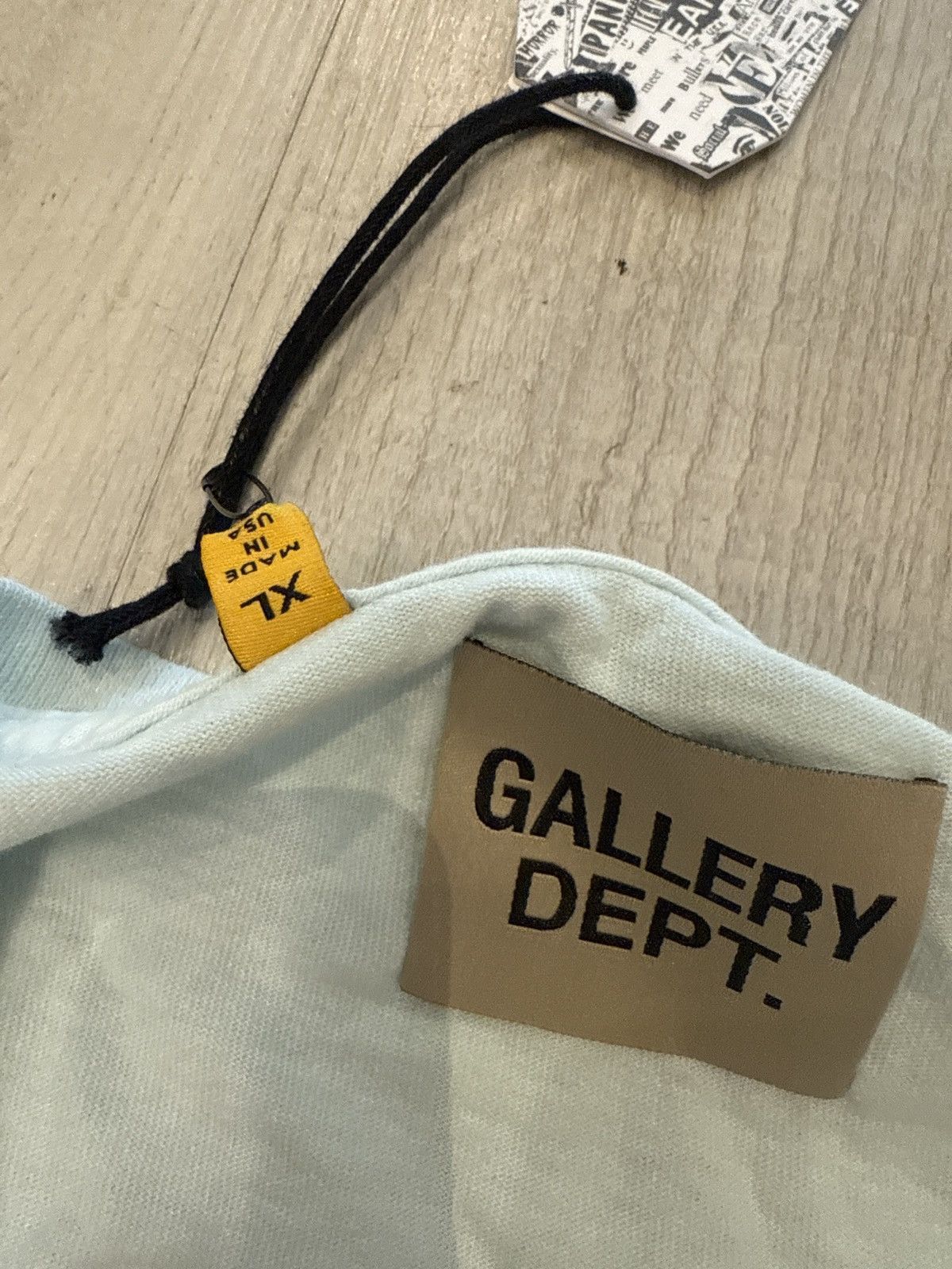 Gallery Dept. Gallery department art gym T shirt baby blue extra large Size US XL / EU 56 / 4 - 4 Thumbnail