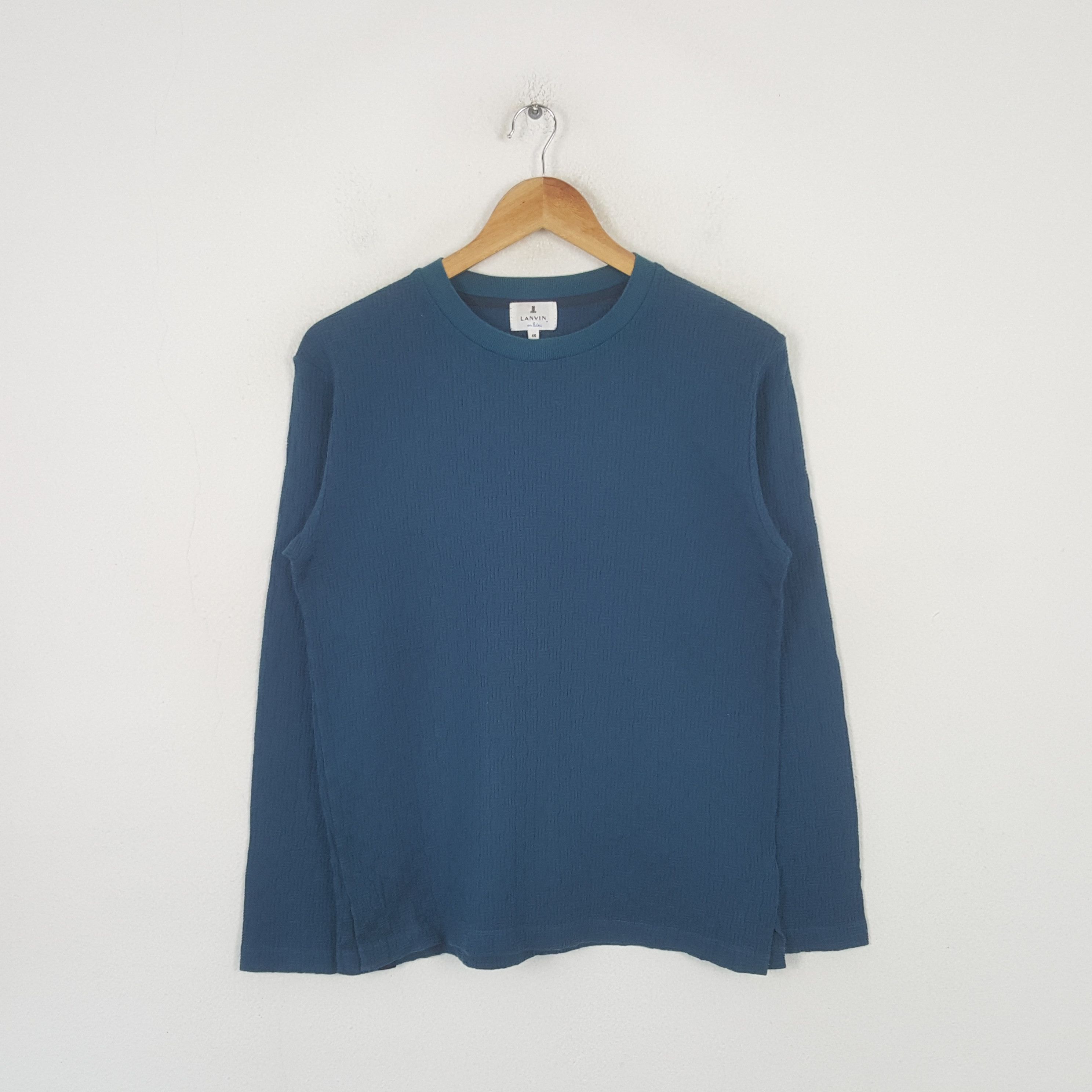 Lanvin Vintage Lanvin Japanese Plain Tshirt RR26 Size US M / EU 48-50 / 2 - 1 Thumbnail