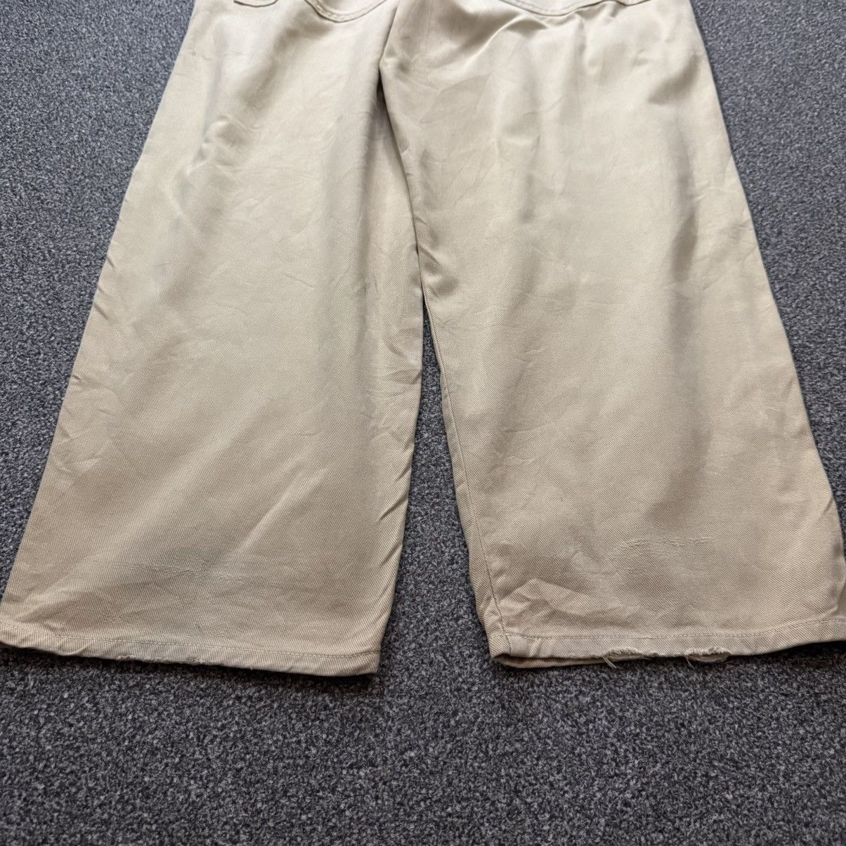 Hypebeast 🔥🇺🇸 Vtg 90s American Streetwear Crazy Baggy Jeans Size US 37 - 5 Thumbnail