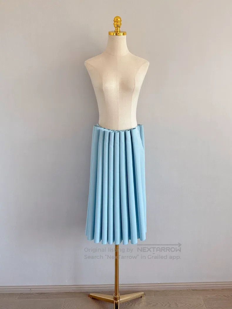 Issey Miyake Issey Miyake Blue Skirt Size 25" / US 0 / IT 36 - 3 Thumbnail