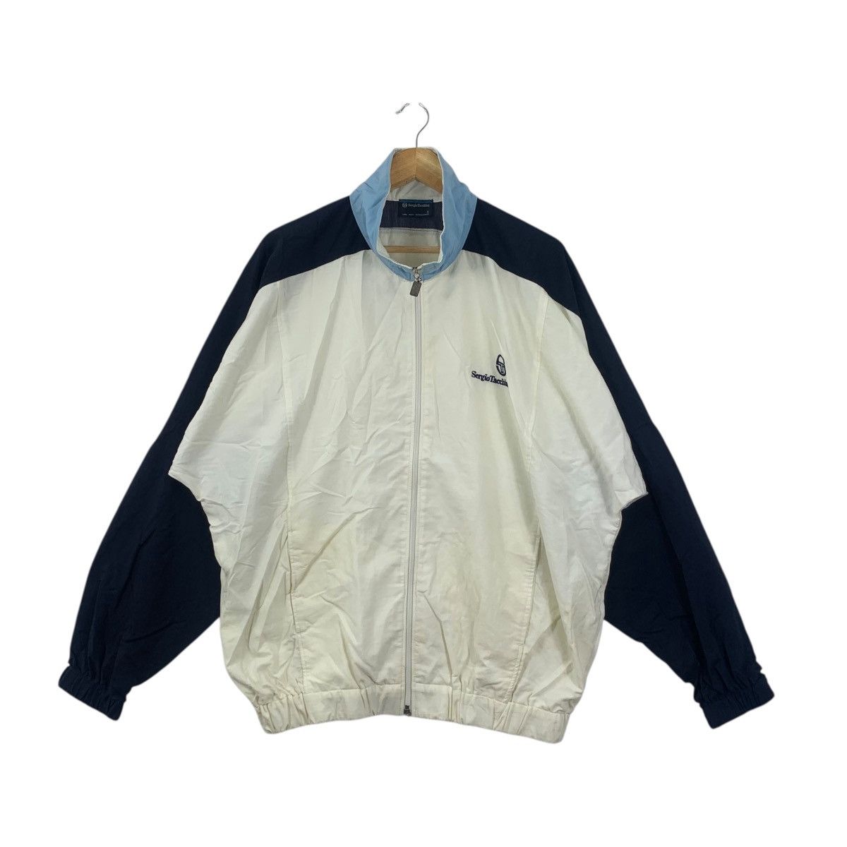 Sergio Tacchini Vintage SERGIO TACCHINI ITALY Tennis Zipper Jacket Outdoor Size US XXL / EU 58 / 5 - 1 Thumbnail