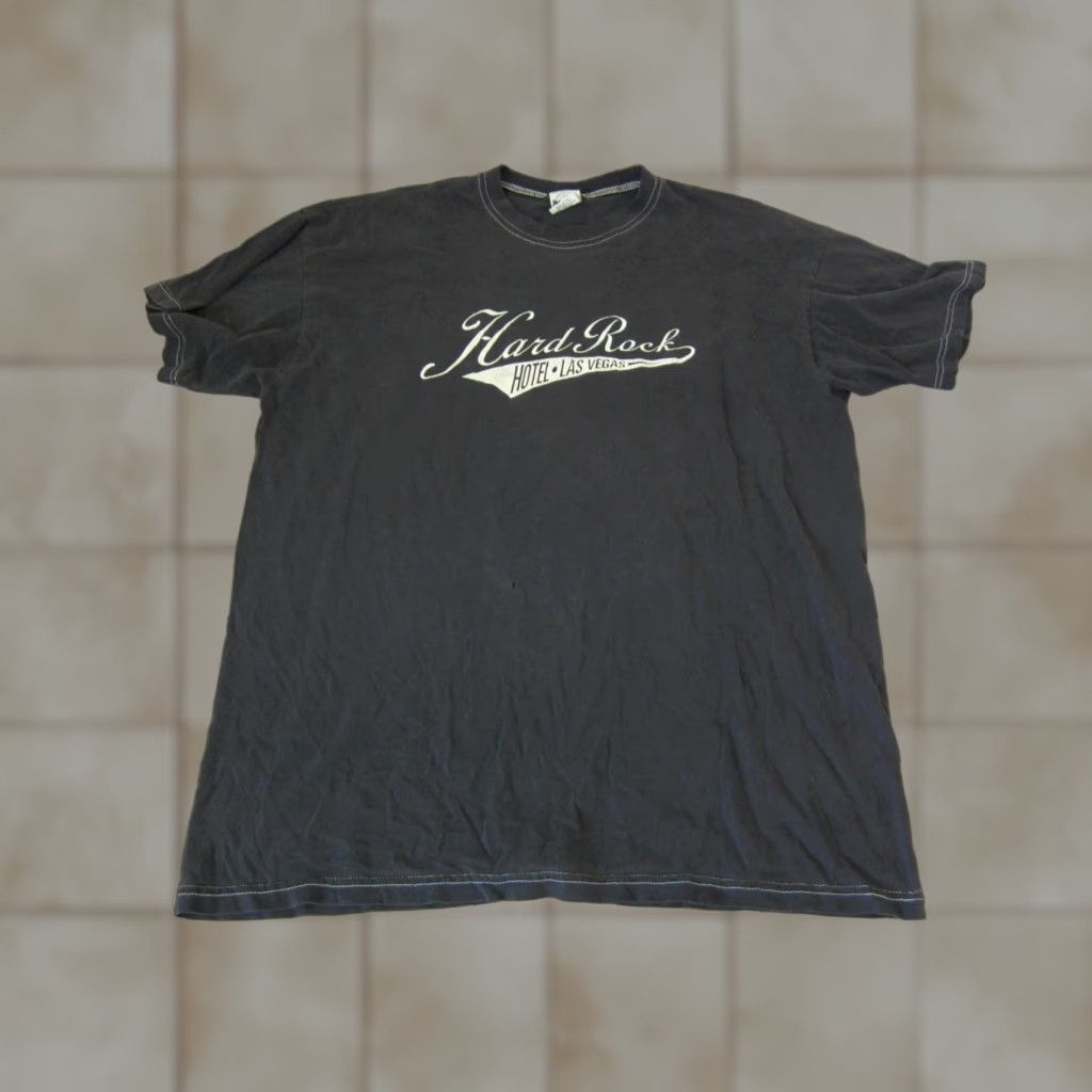 Hard Rock Cafe VINTAGE Hard Rock Shirt Adult XL Black 90s Mens T-Shirt Crew Neck Short Sleeve Graphic Print Cafe London USA Size US XL / EU 56 / 4 - 1 Thumbnail