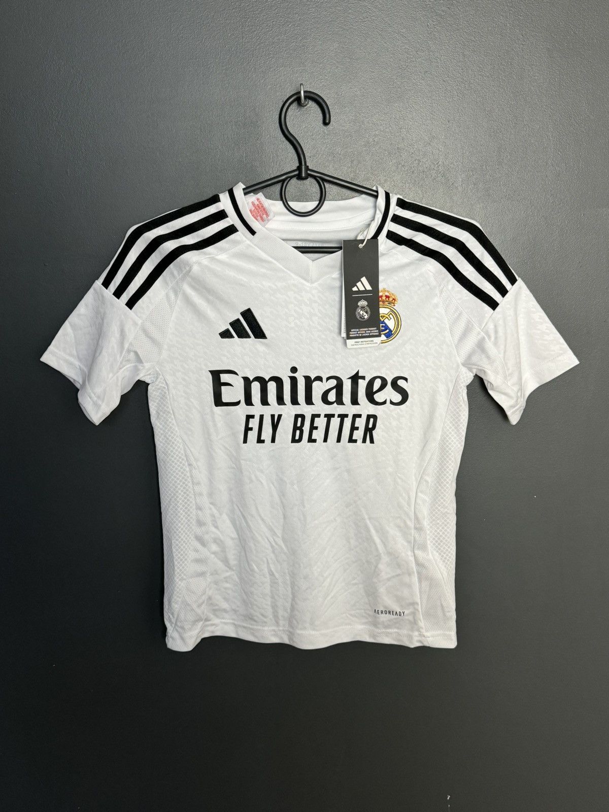Adidas KIDS New Real Madrid 24/25 Home Mbappe Football Jersey Size US XS / EU 42 / 0 - 2 Thumbnail