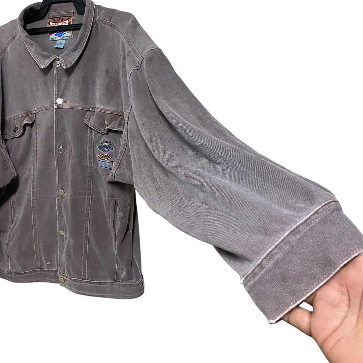 Rip Curl Vintage 90s Rip Curl Trucker Jacket Oversized Size US XL / EU 56 / 4 - 16 Thumbnail