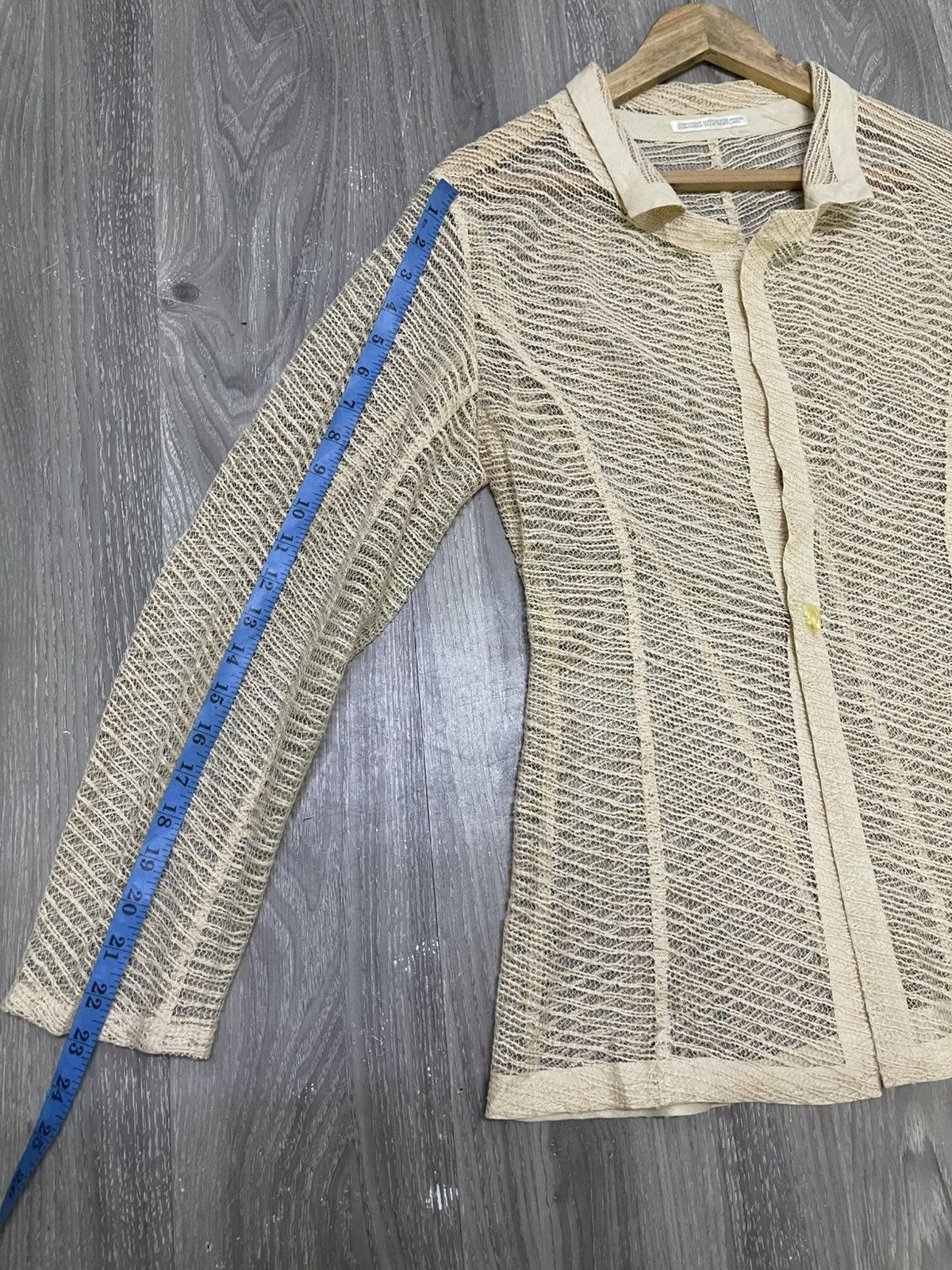 Yohji Yamamoto Yohji Yamamoto Mesh Cardigan Size M / US 6-8 / IT 42-44 - 19 Thumbnail