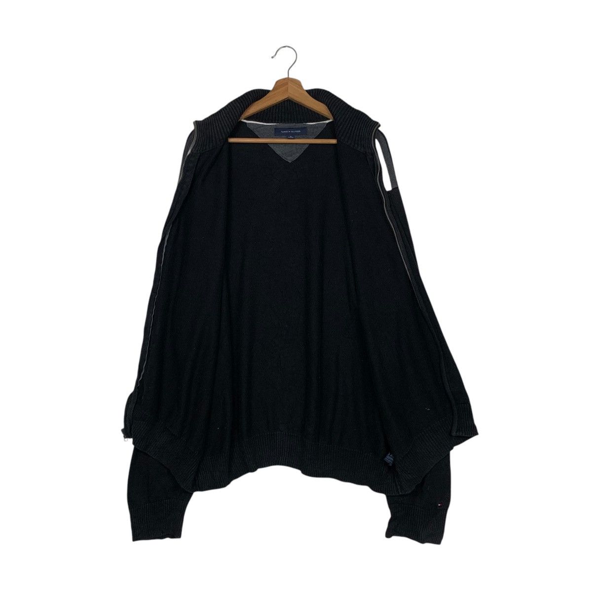 Tommy Hilfiger TOMMY HILFIGER Plain Zipper Sweater #1911-C83 Size US XL / EU 56 / 4 - 11 Thumbnail