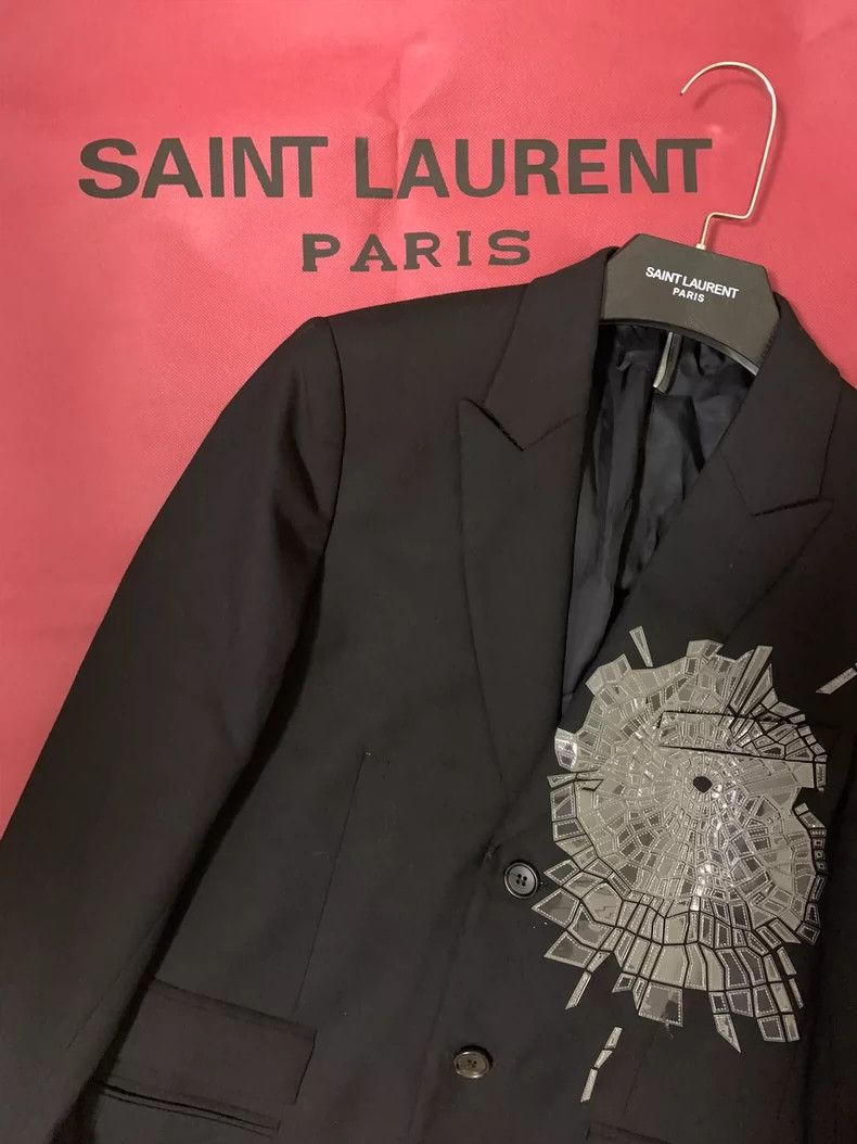 Dior Dior 08 AW Broken Mirror Suit 2501-Nextarrow Size 44R - 2 Thumbnail