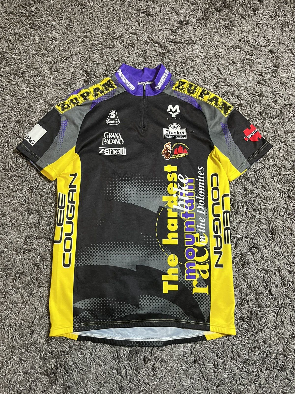 Vintage VELO 1997’s MY BIKE SOLOMITI CYCLING JERSEY VINTAGE Size US M / EU 48-50 / 2 - 1 Thumbnail