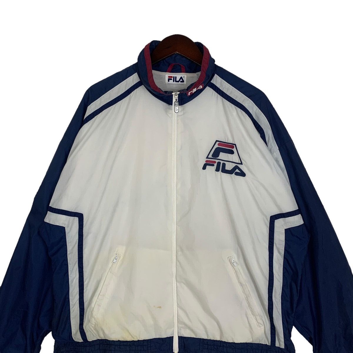 Fila × Vintage Fila Embroidery Sport wear vintage Streetwear Windbreaker Size US L / EU 52-54 / 3 - 2 Thumbnail