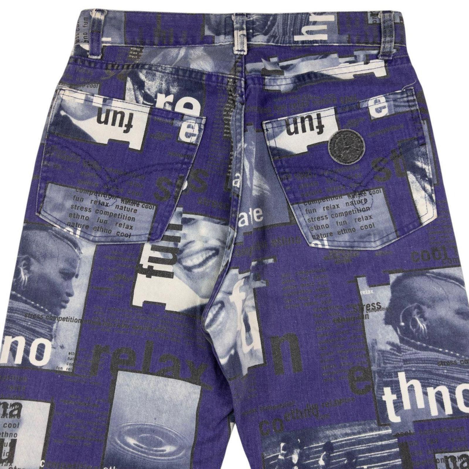Moschino Vintage Moschino Jeans Graphic Print Jeans Size W26 Size 26" / US 2 / IT 38 - 3 Thumbnail